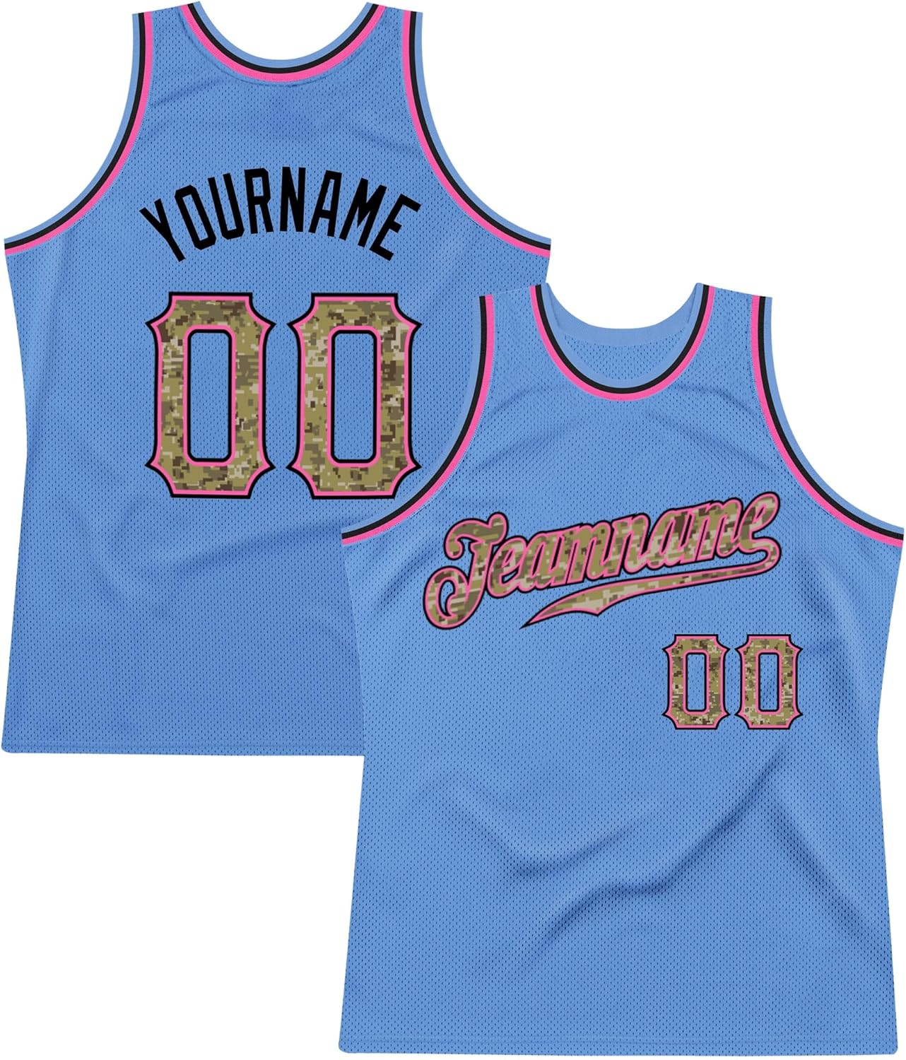 Custom Name Team Name Number Blue Orange-Royal Authentic Throwback Basketball Jersey, Personalized Uniform Basketball Shirt - Image 8