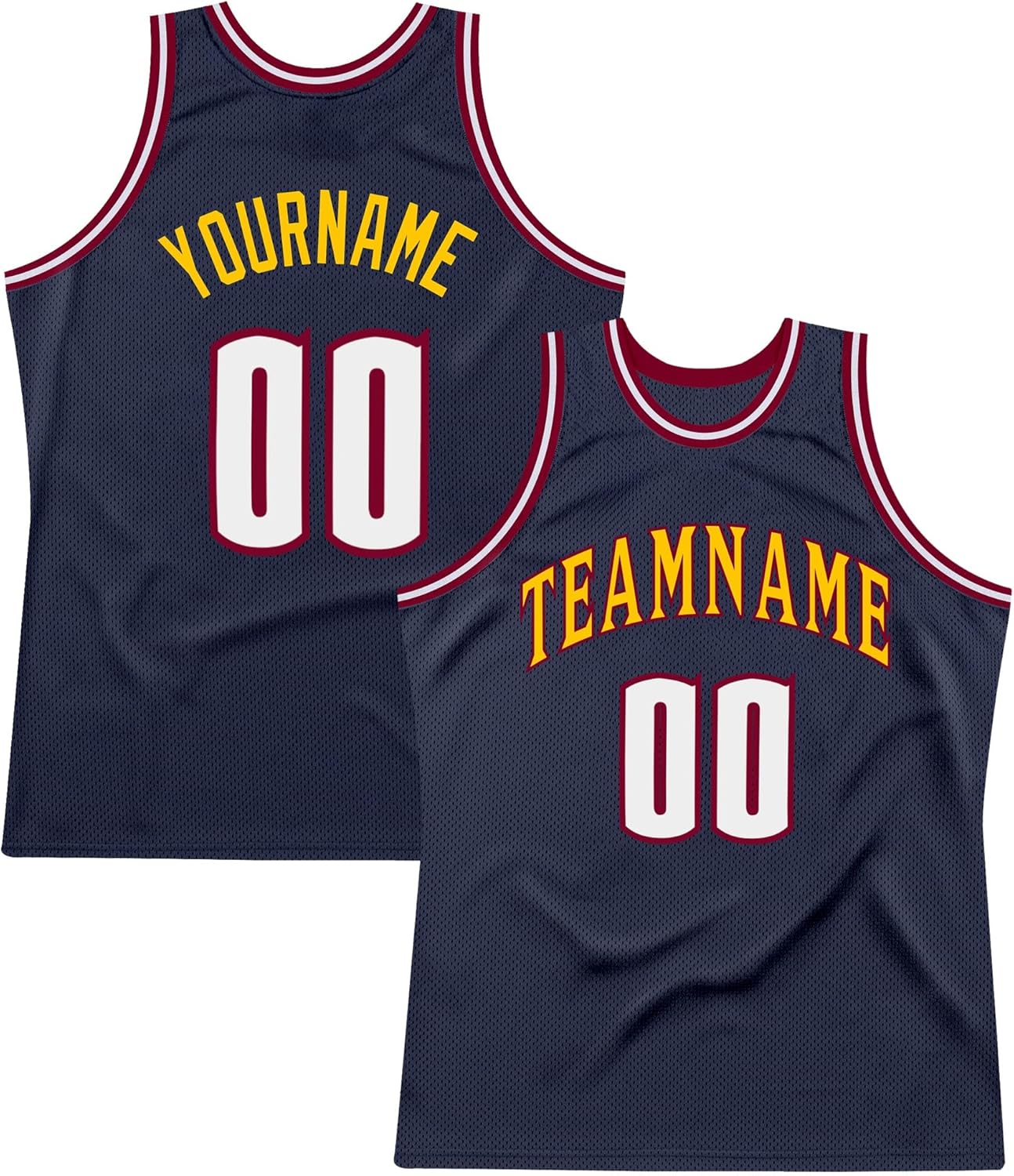 Custom Name Team Name Number Maroon Camo-Gray Authentic Throwback Basketball Jersey, Personalized Uniform Basketball Shirt - Image 11