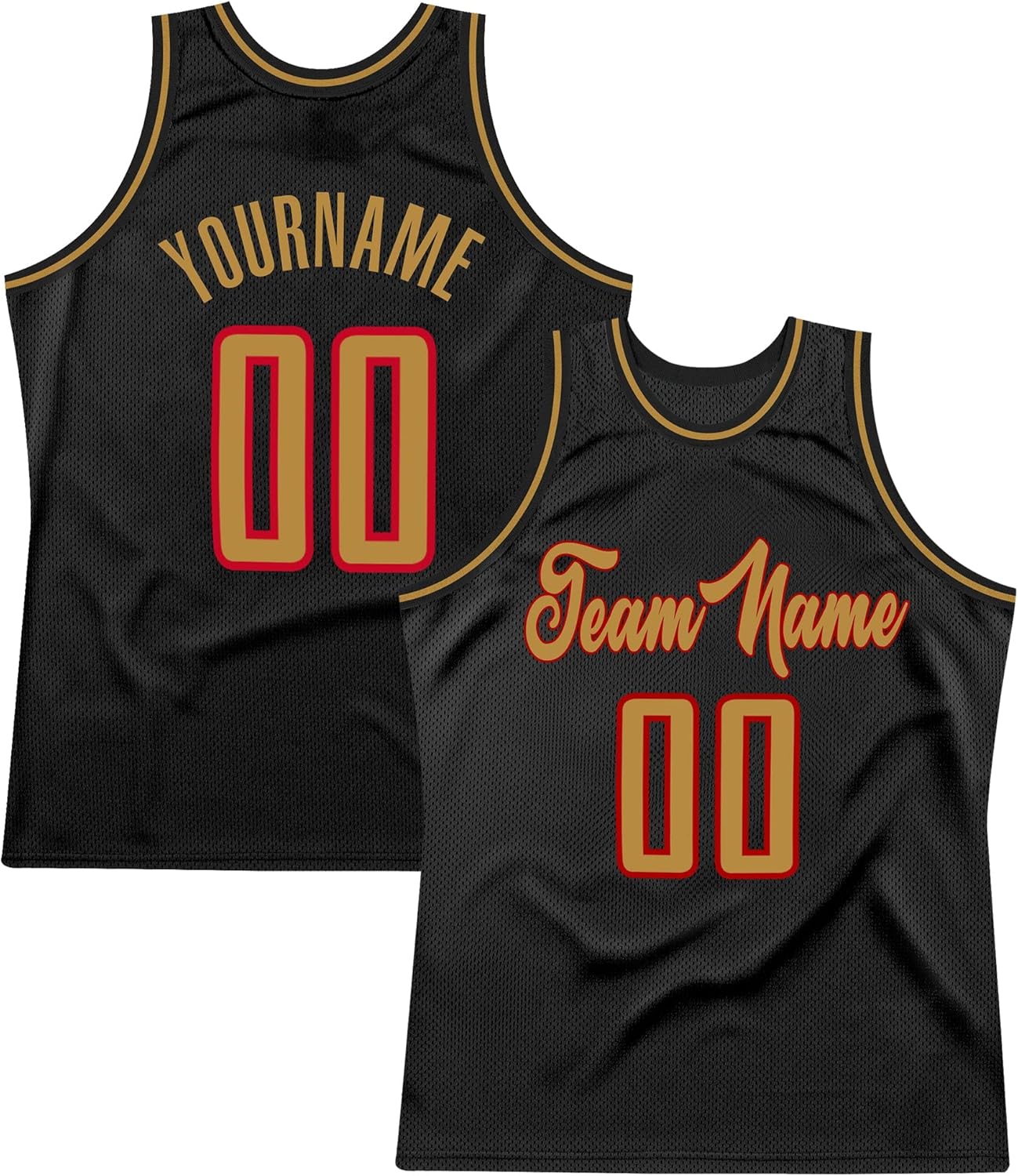Custom Name Team Name Number Cream Black-Blue Authentic Throwback Basketball Jersey, Personalized Uniform Basketball Shirt - Image 15