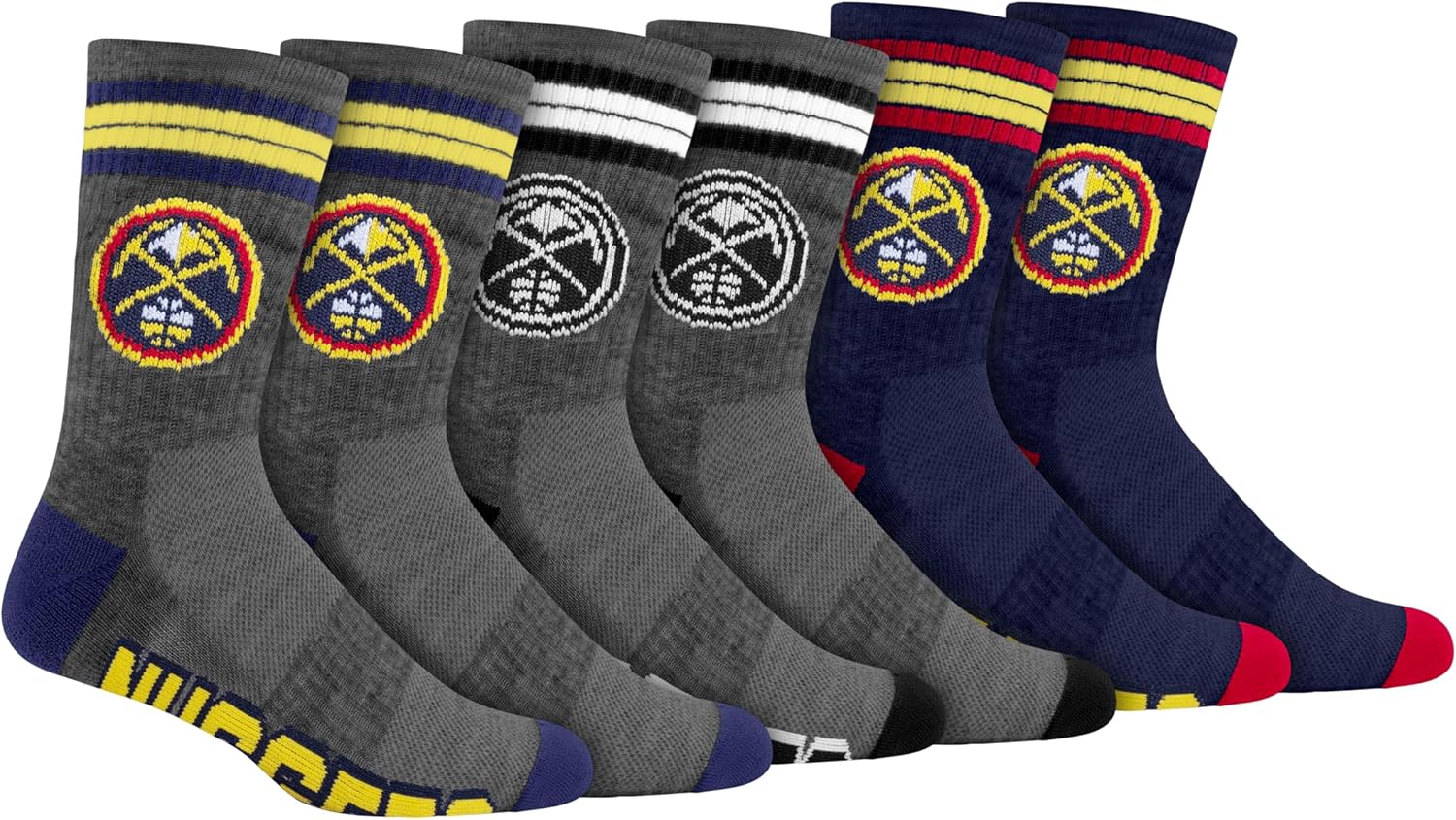 Ultra Game NBA boys Youth Training Cotton Crew Socks - Image 10
