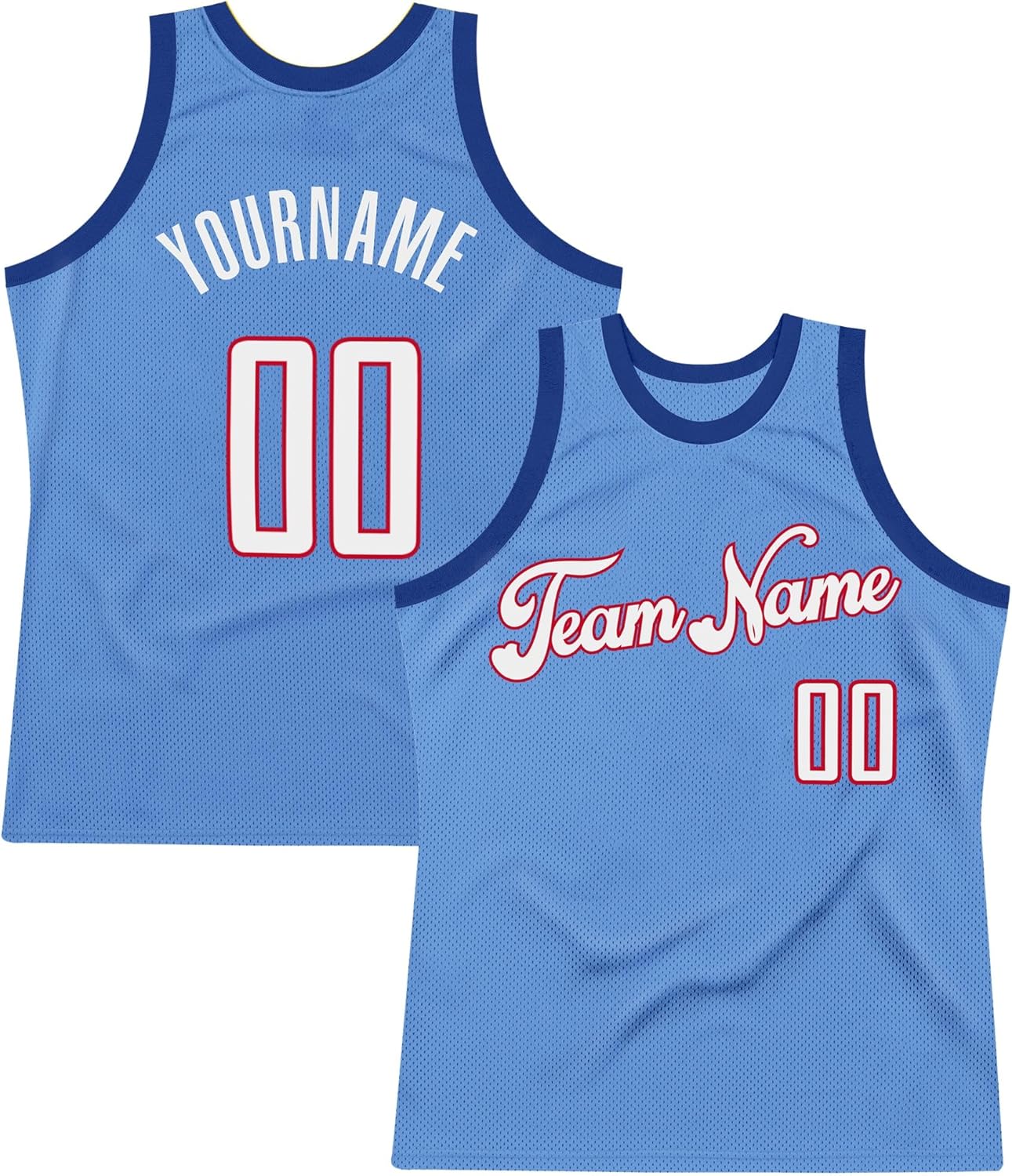 Custom Name Team Name Number Cream Black-Blue Authentic Throwback Basketball Jersey, Personalized Uniform Basketball Shirt - Image 34