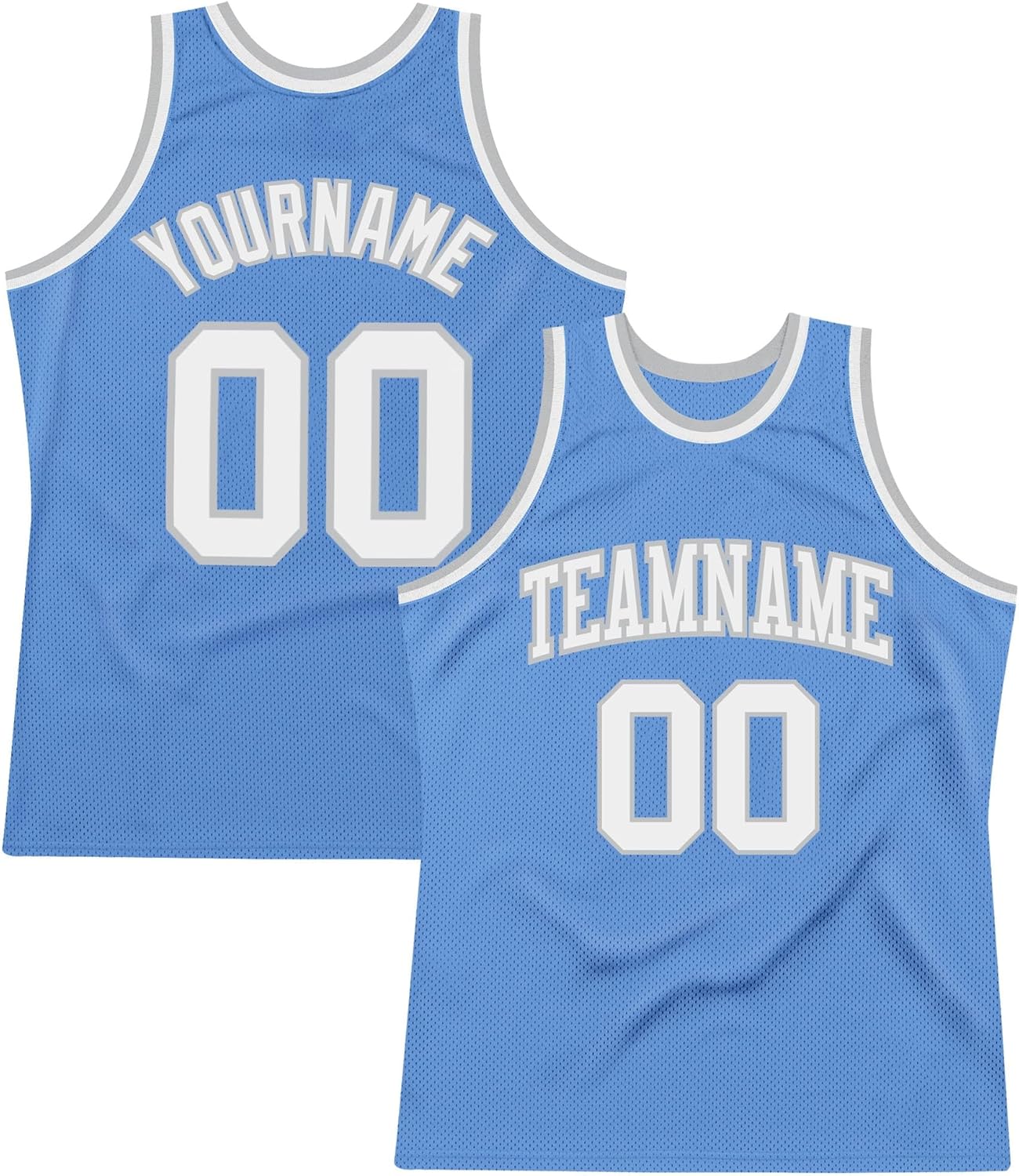 Custom Name Team Name Number Blue Blue-Navy Authentic Throwback Basketball Jersey, Personalized Basketball Jersey - Image 16