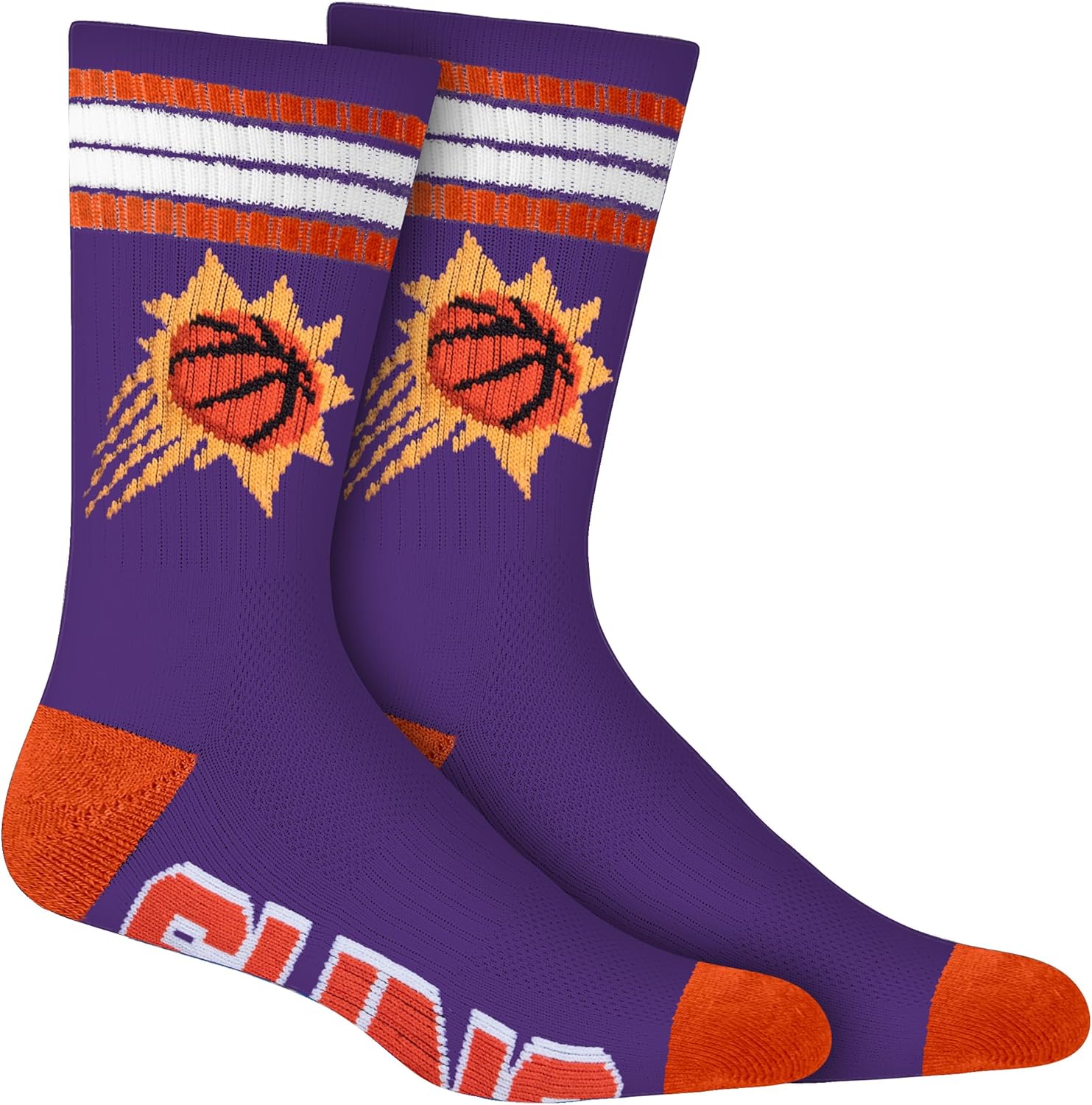 Ultra Game Men's NBA Official Athletic Cushioned Secure Fit Team Crew Socks – 3 Pack - Image 4