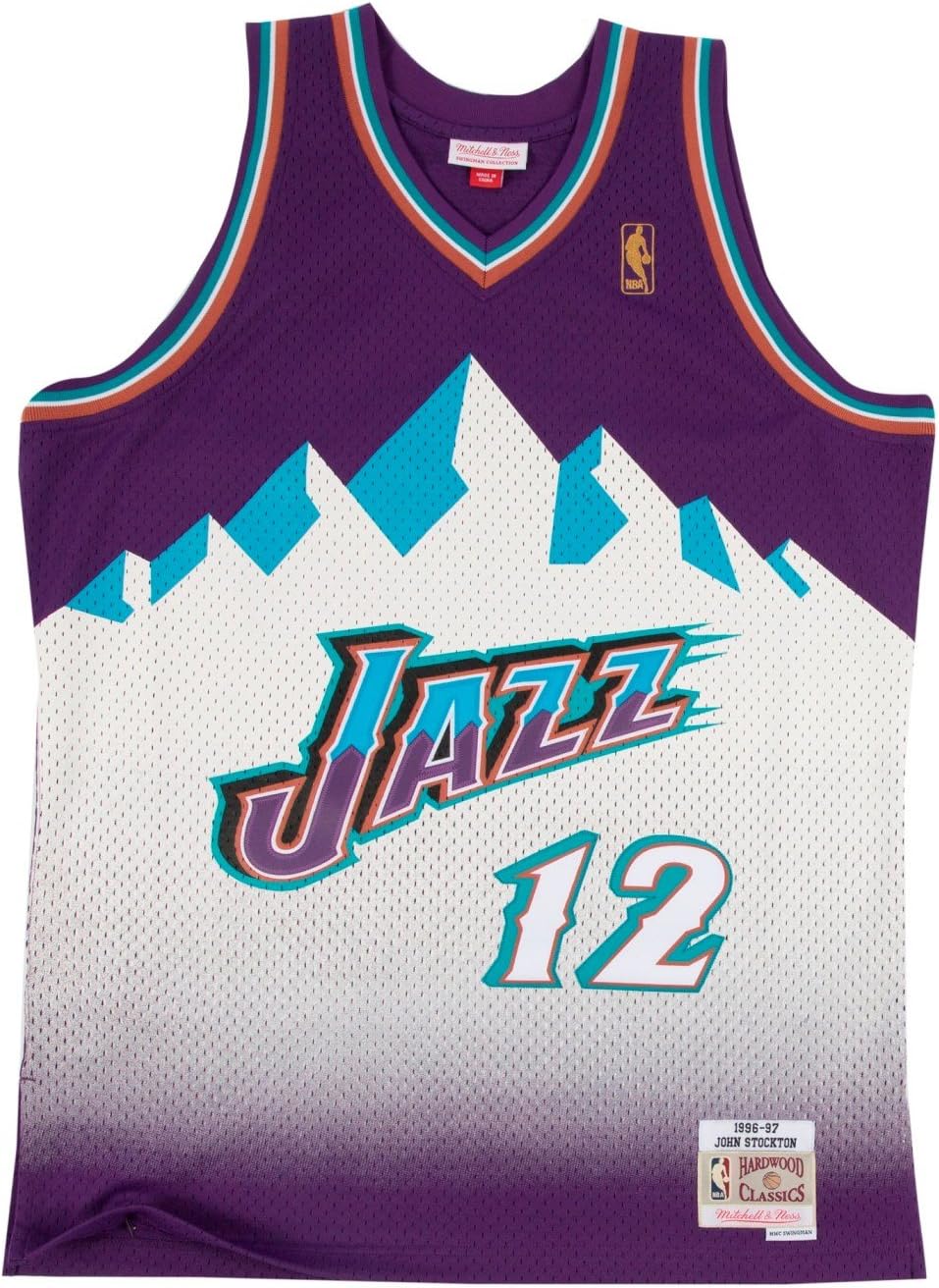 Outerstuff John Stockton Utah Jazz NBA Mitchell & Ness Youth Throwback Swingman Jersey