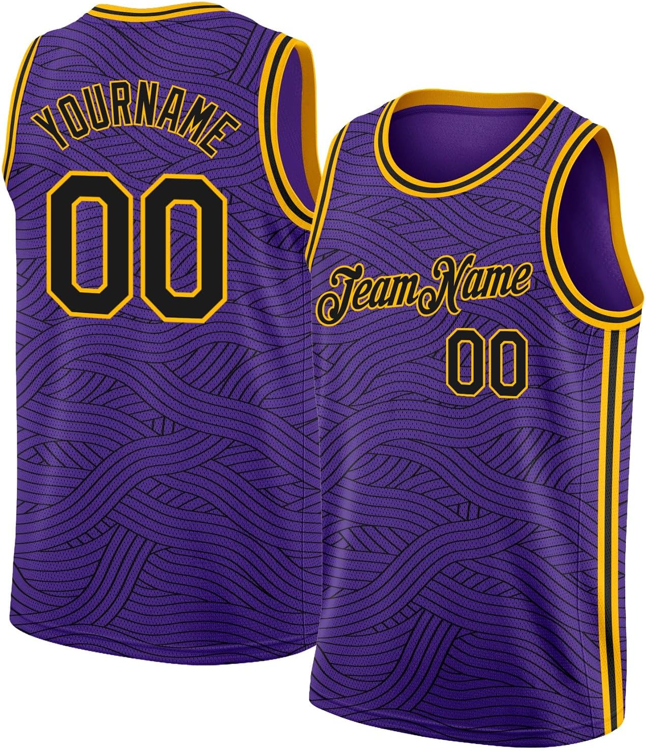 Custom Name Team Name Number Blue Orange-Royal Authentic Throwback Basketball Jersey, Personalized Uniform Basketball Shirt - Image 25