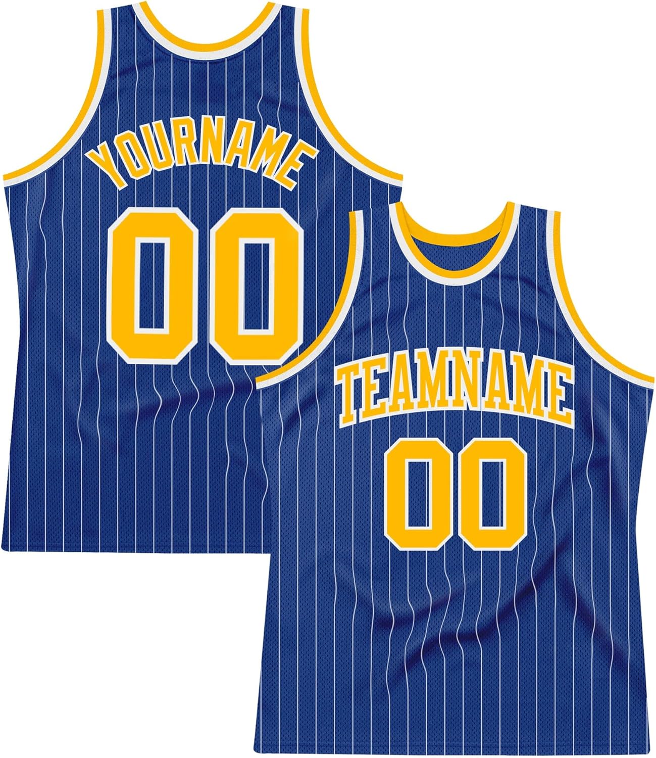 Custom Name Team Name Number Orange Blue-Navy Authentic Throwback Basketball Jersey, Personalized Uniform Basketball Shirt - Image 21