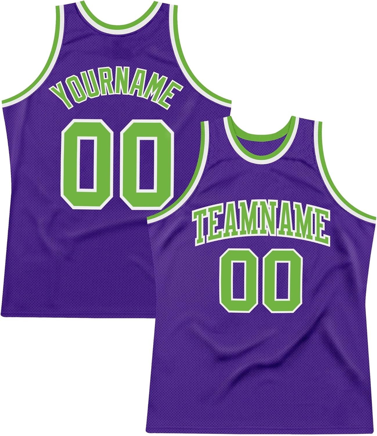 Custom Name Team Name Number White Black-Purple Authentic Throwback Basketball Jersey, Personalized Uniform Basketball Shirt - Image 14