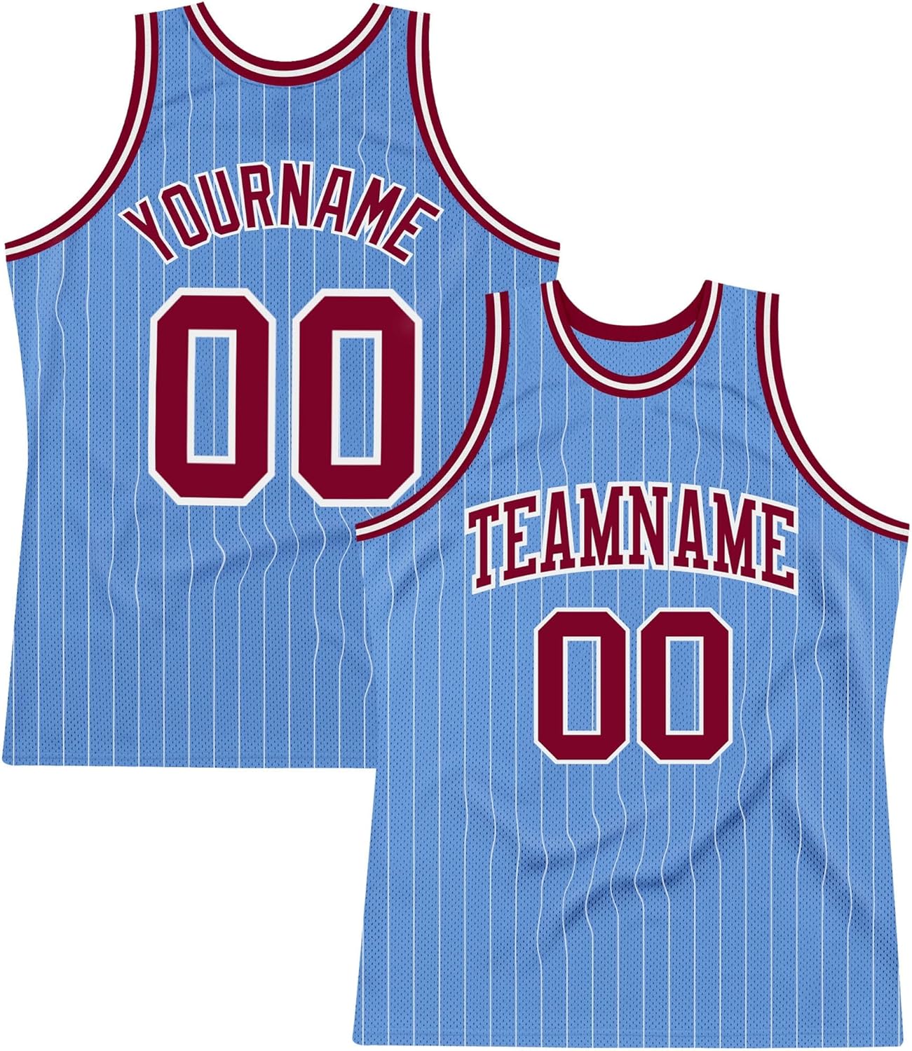 Custom Name Team Name Number White Black Pinstripe Black-Orange Authentic Basketball Jersey, Personalized Basketball Jersey - Image 23