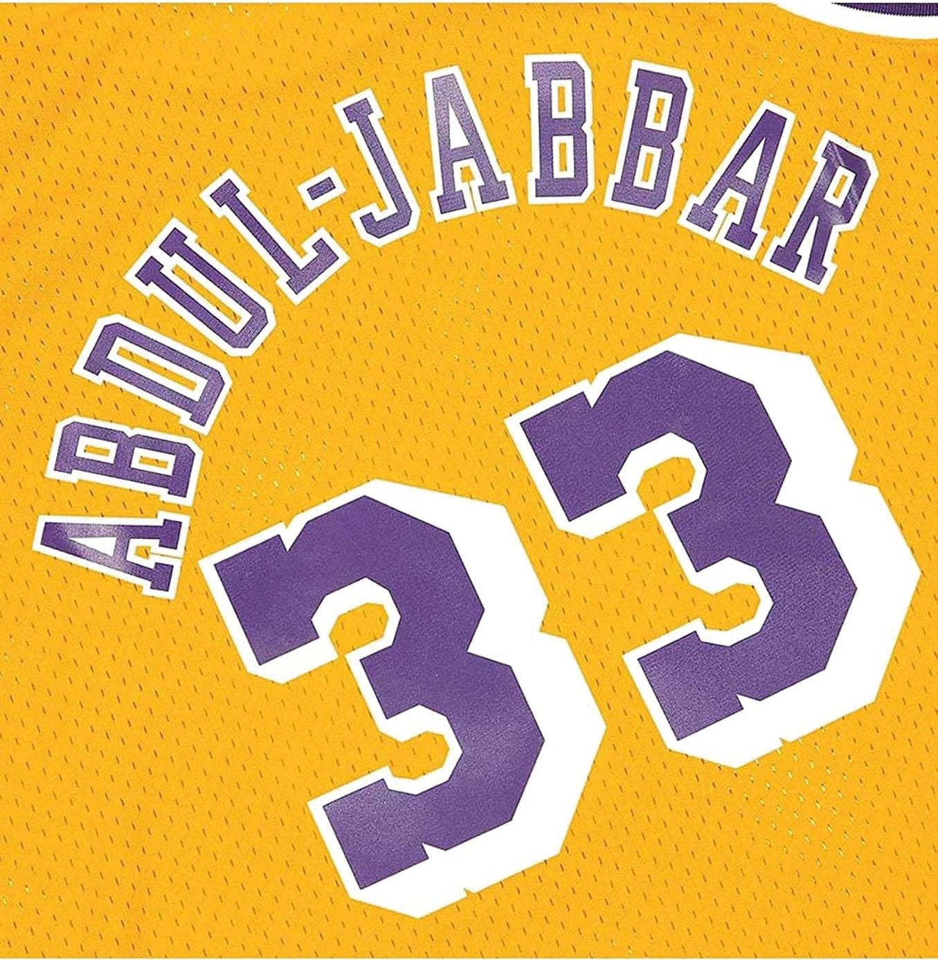 Mitchell & Ness NBA Los Angeles Lakers Kareem Abdul-Jabbar 1984 Swingman Jersey - Image 3
