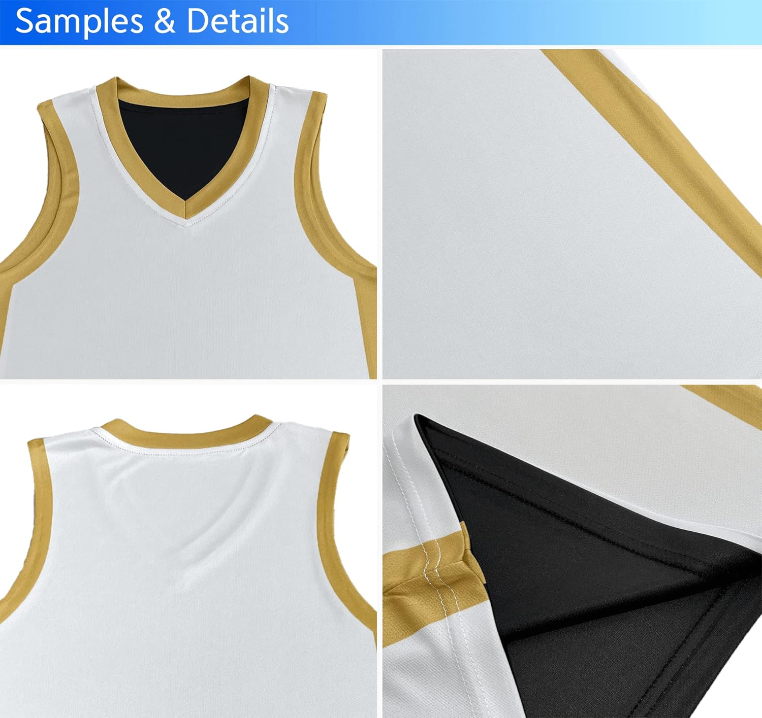 KXK Men's Blank Reversible Basketball Jersey Team Uniform Athletic Hip Hop Basketball Shirts S-4XL - Image 5