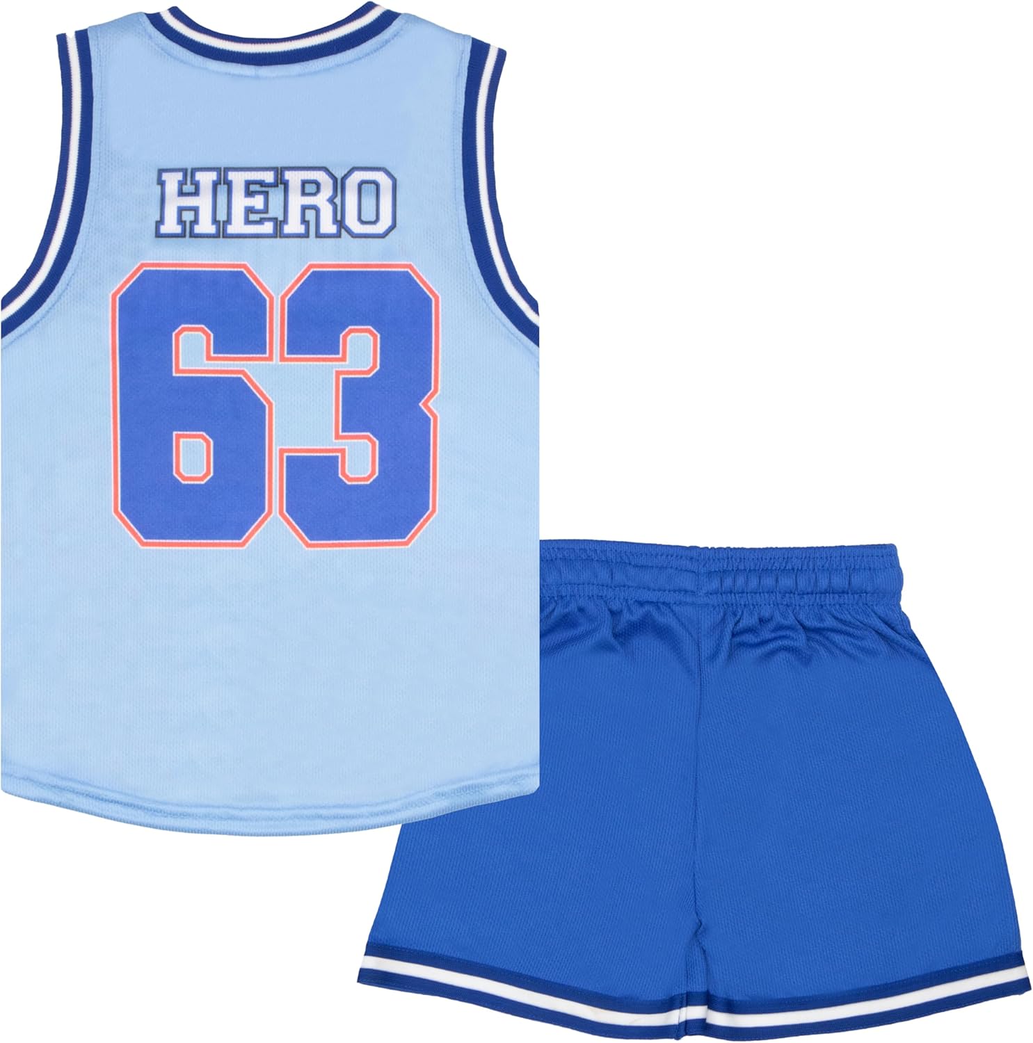 Marvel Avengers, Spider-Man Boys Basketball Jersey & Shorts Matching Set, 2-Piece Superhero Sports Outfit for Kids - Image 2