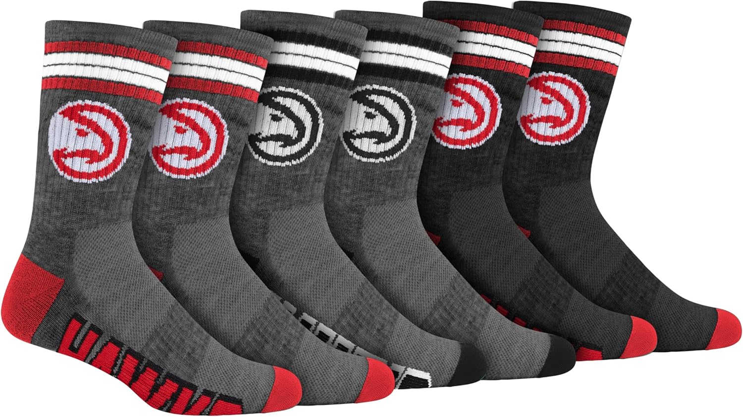 Ultra Game NBA boys Youth Training Cotton Crew Socks - Image 8