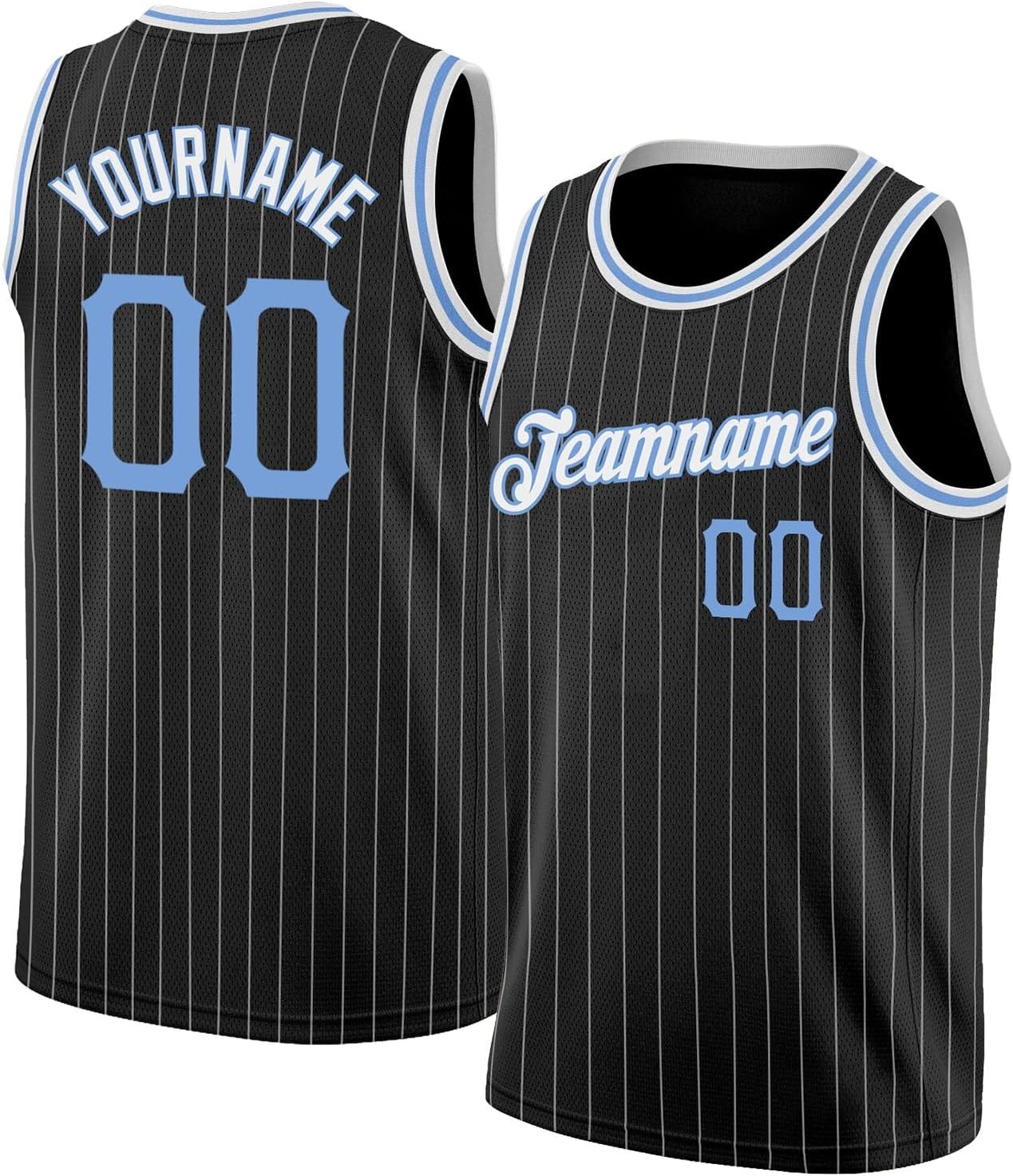 Custom Name Team Name Number Cream Black-Blue Authentic Throwback Basketball Jersey, Personalized Uniform Basketball Shirt - Image 29