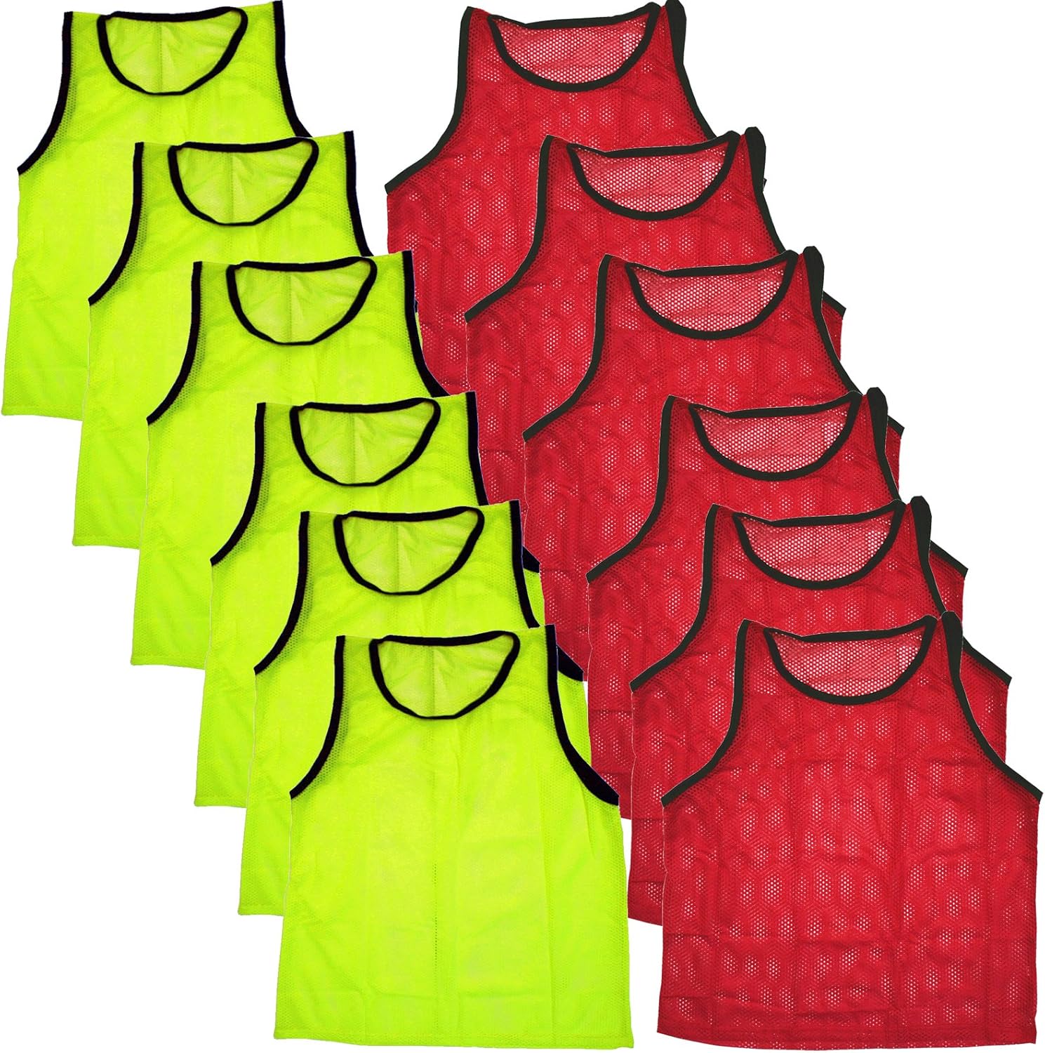 BlueDot Trading Adult & Youth Scrimmage Training Vests for Soccer, Basketball & More – Available in 1, 6, 12, 24 Packs - Image 45