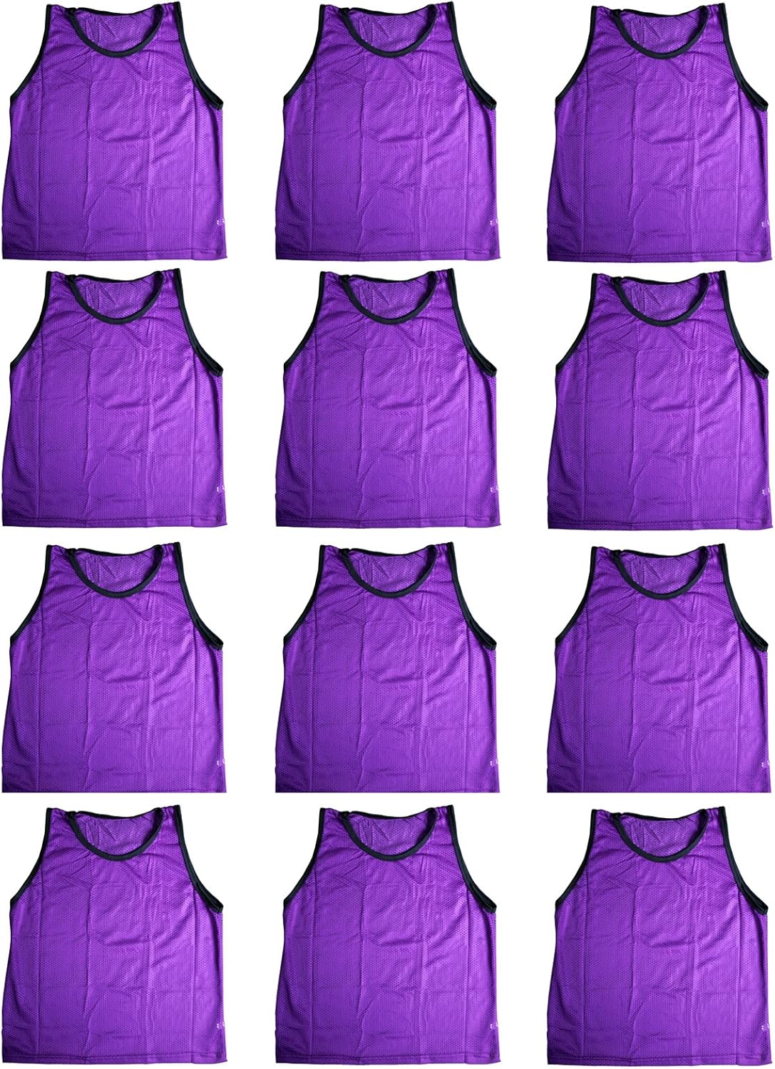 BlueDot Trading Adult & Youth Scrimmage Training Vests for Soccer, Basketball & More – Available in 1, 6, 12, 24 Packs - Image 58
