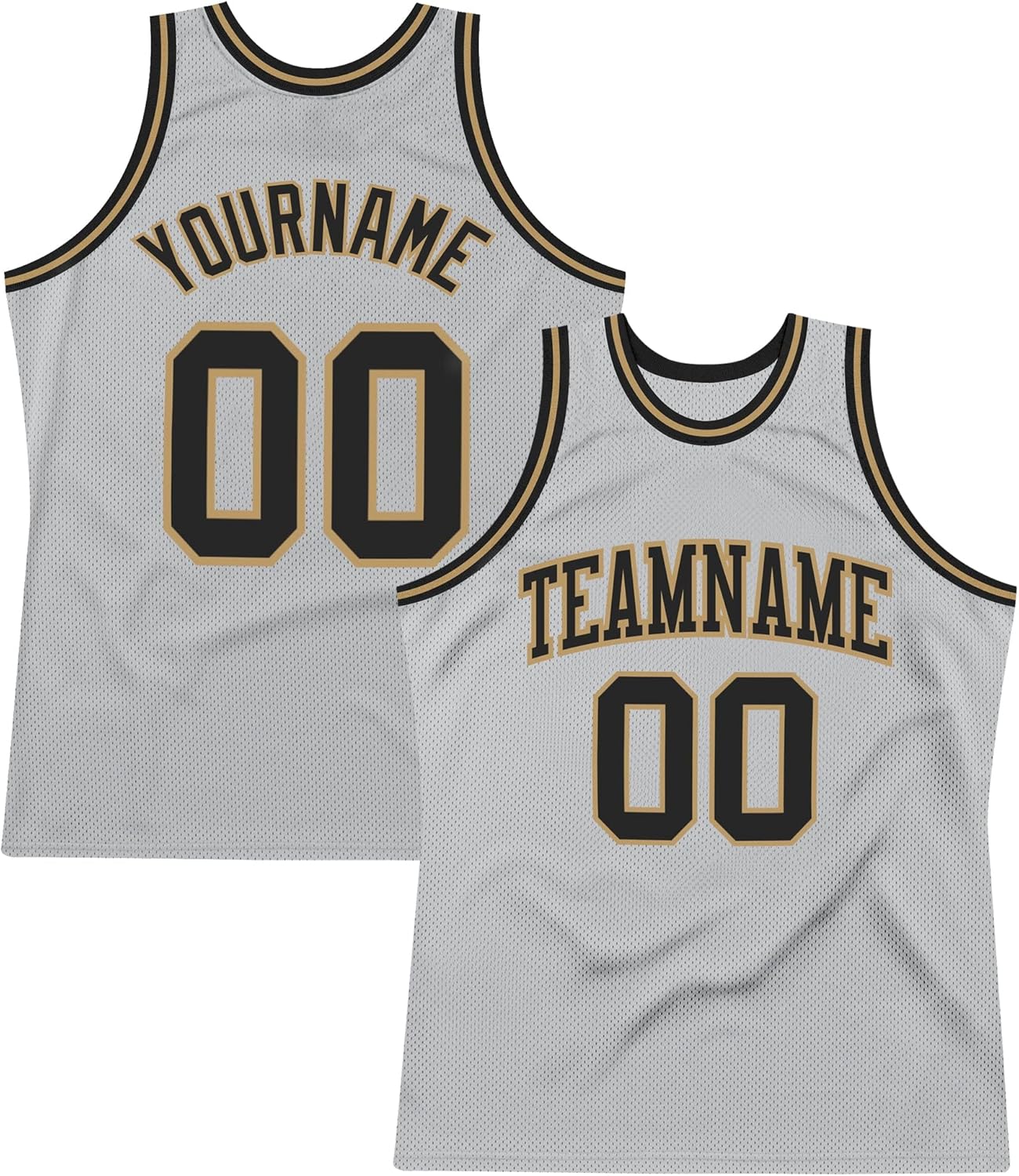 Custom Name Team Name Number Gold Red-Black Authentic Throwback Basketball Jersey, Personalized Uniform Basketball Shirt - Image 14