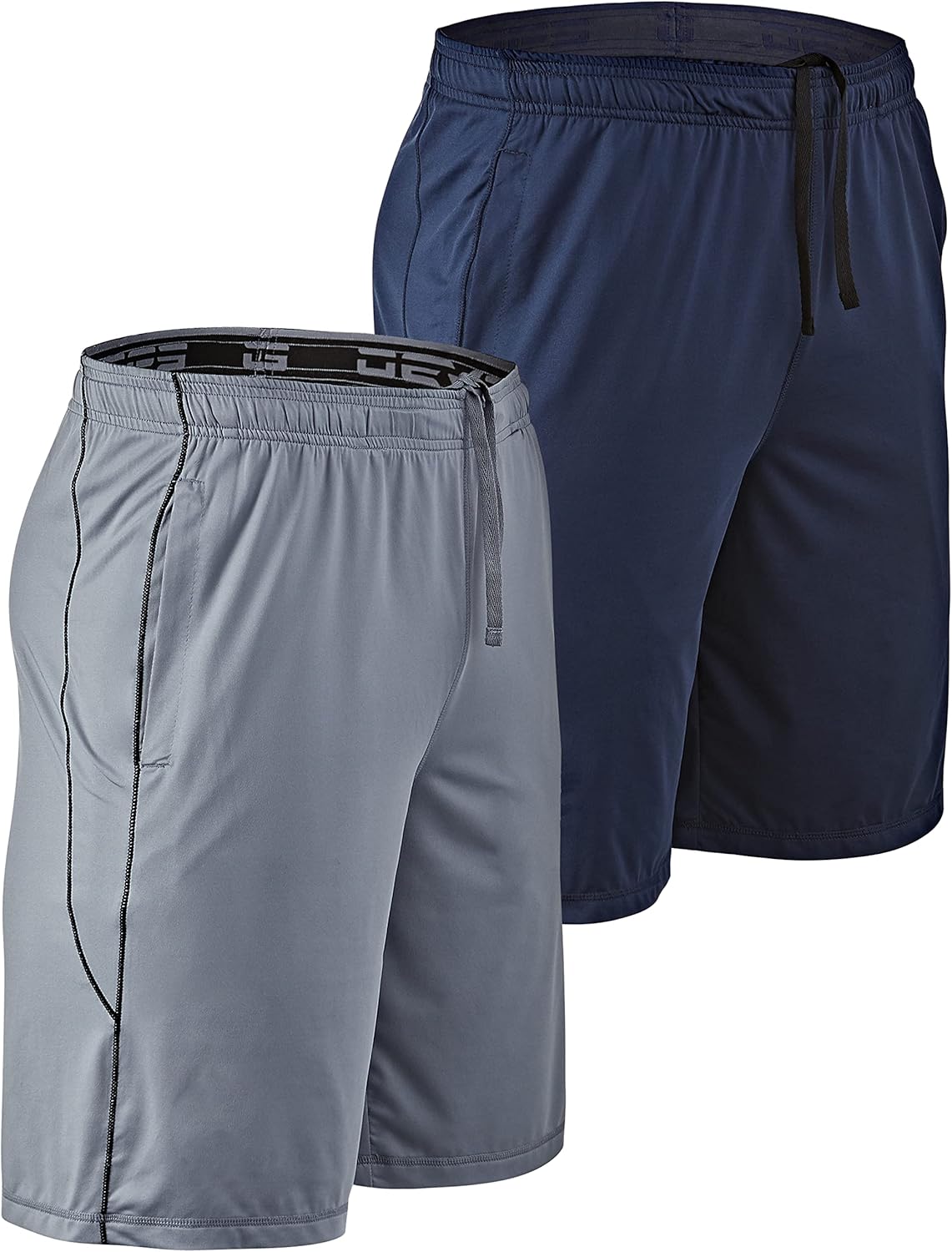 DEVOPS Men's 2-Pack Loose-Fit 10" Workout Gym Shorts with Pockets - Image 15