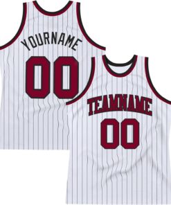 Custom Name Team Name Number Red White-Royal Authentic Throwback Basketball Jersey, Personalized Uniform Basketball Shirt