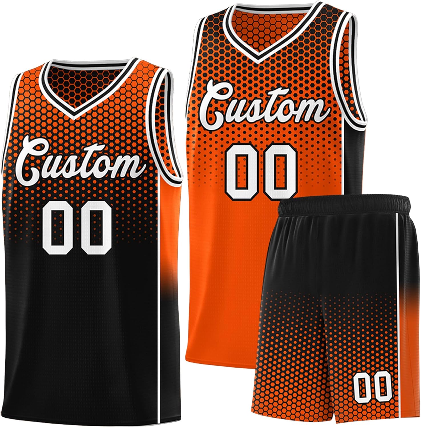 KXK Personalized Your Own Team Reversible Basketball Jersey for Men Women Youth - Custom Add Print Name Number Logo - Image 10