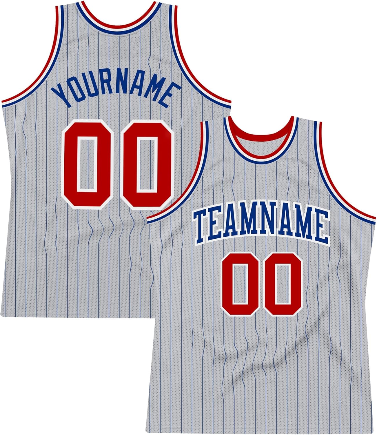 Custom Name Team Name Number Orange Black Pinstripe Green Authentic Basketball Jersey, Personalized Uniform Basketball Shirt - Image 17