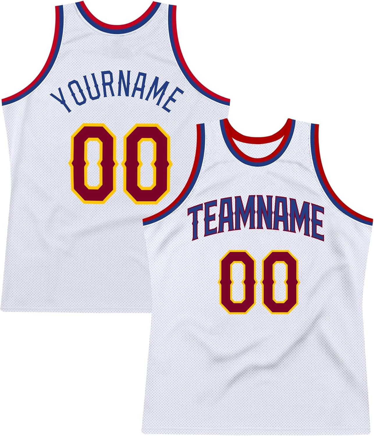 Custom Name Team Name Number Black Royal-Orange Authentic Throwback Basketball Jersey, Personalized Uniform Basketball Shirt - Image 31