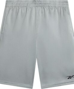 Reebok Boys Basketball Shorts - Lightweight Boys Shorts with Pockets & Drawstring - Close Hole Mesh Athletic Shorts for Kids