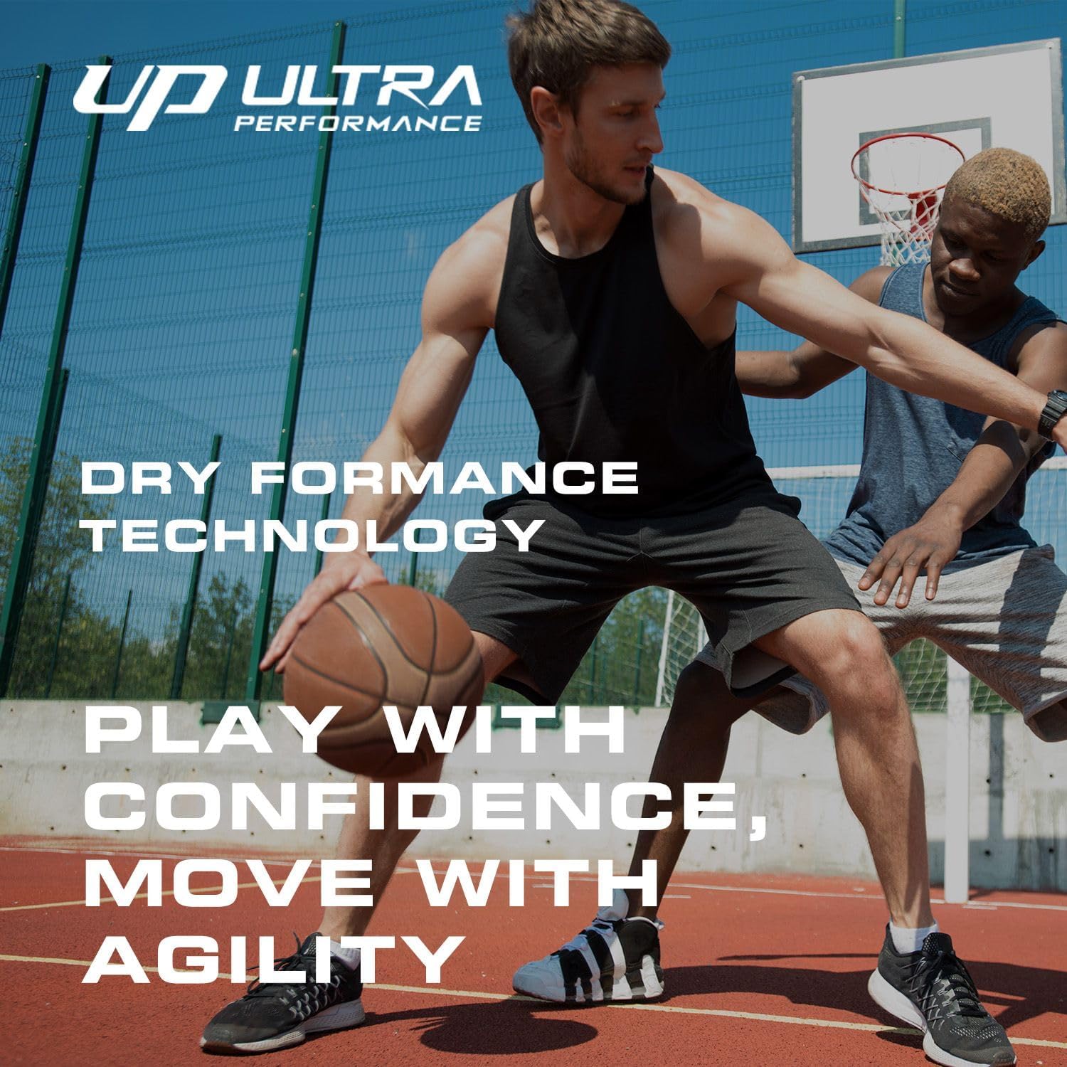 Ultra Performance 5 Pack Mens Shorts, Athletic Gym Shorts Workout Basketball Shorts for Men, SM - 5X - Image 6