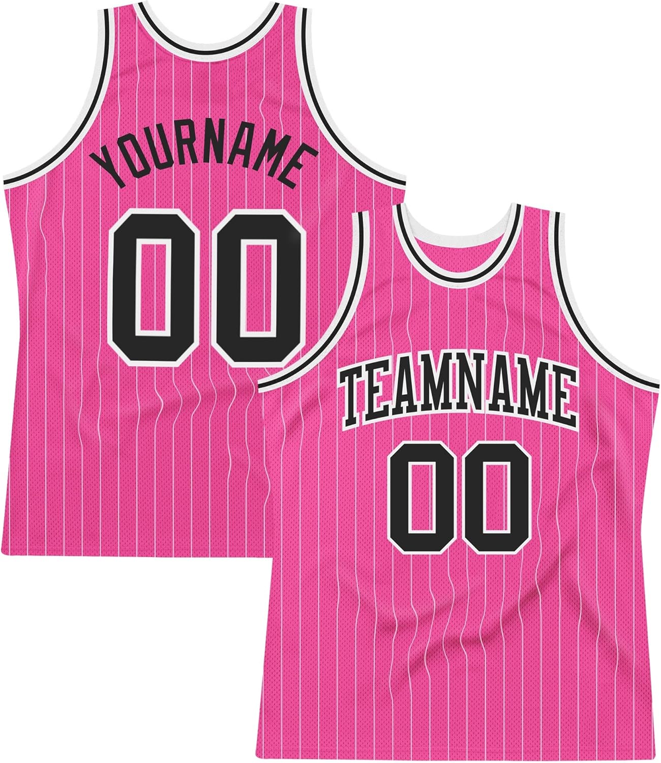 Custom Name Team Name Number Black Cream Pinstripe Camo Authentic Basketball Jersey, Personalized Uniform Basketball Shirt - Image 26