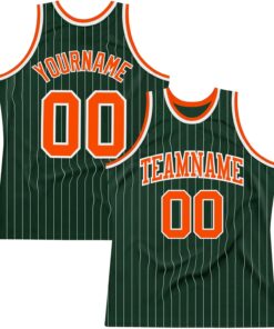Custom Name Team Name Number Hunter Green White Cream-Black Authentic Basketball Jersey, Personalized Basketball Jersey