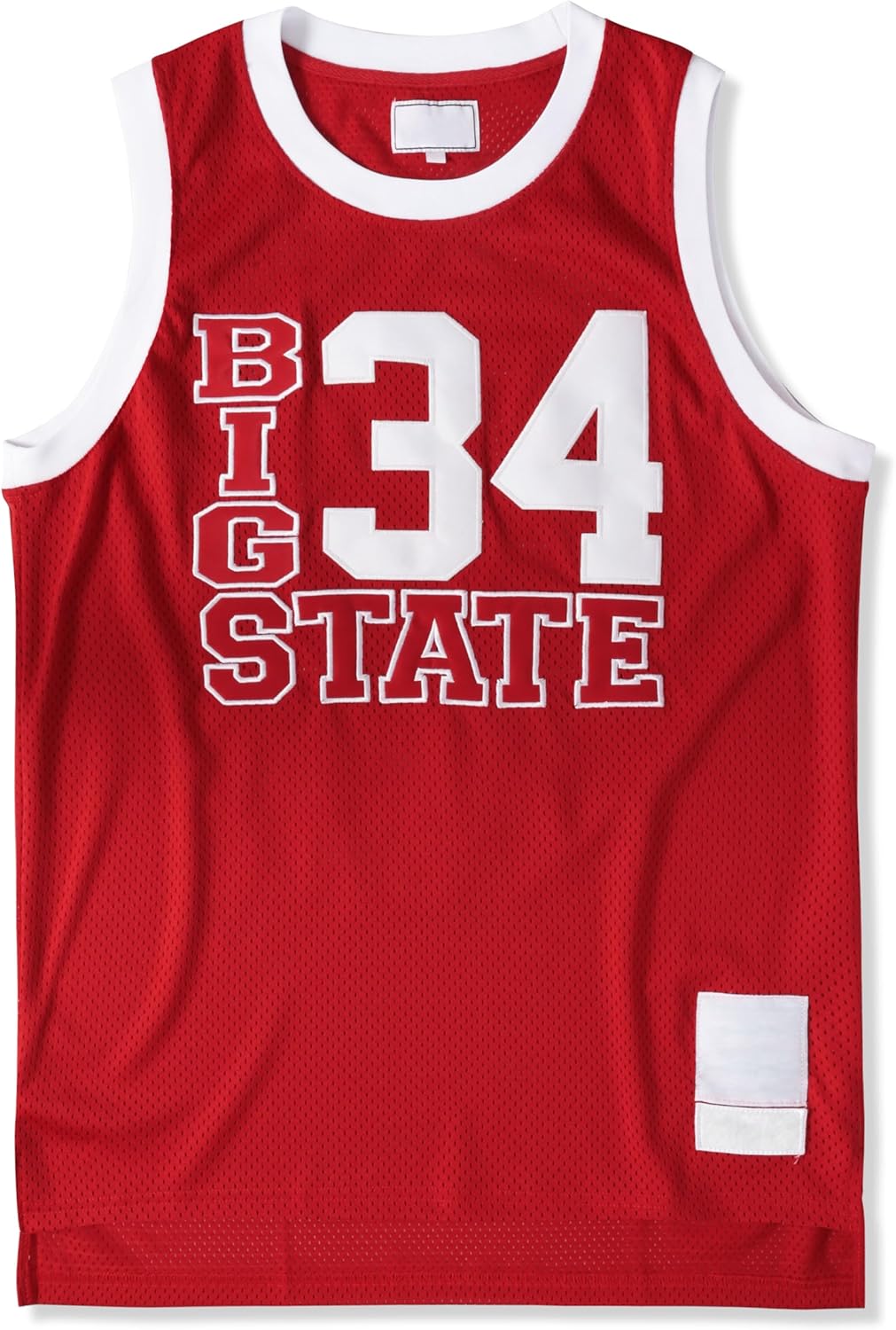 Mens Premium Heavy Mesh Shuttlesworth Big State 34" Basketball Jersey Sleeveless Tank Top - Image 3