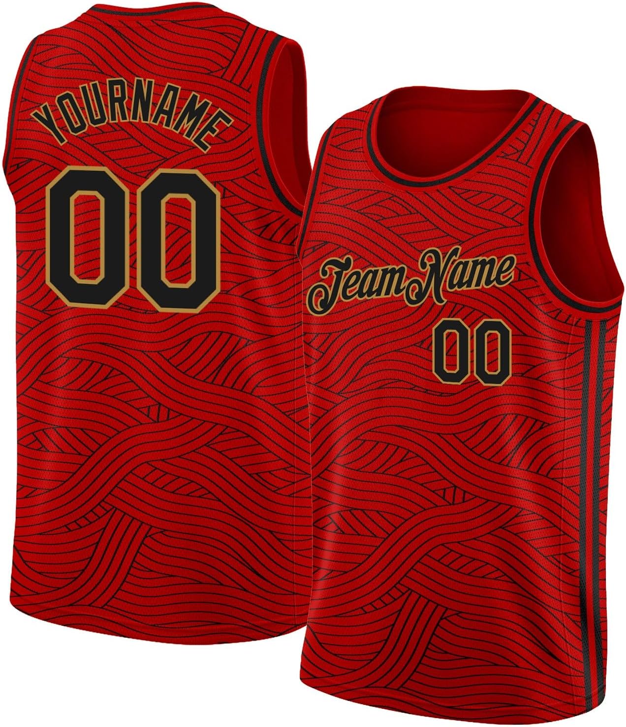 Custom Name Team Name Number Blue Orange-Royal Authentic Throwback Basketball Jersey, Personalized Uniform Basketball Shirt - Image 6