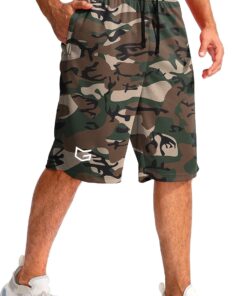 G Gradual Men's Basketball Shorts with Zipper Pockets Lightweight Quick Dry 11" Long Shorts for Men Athletic Gym