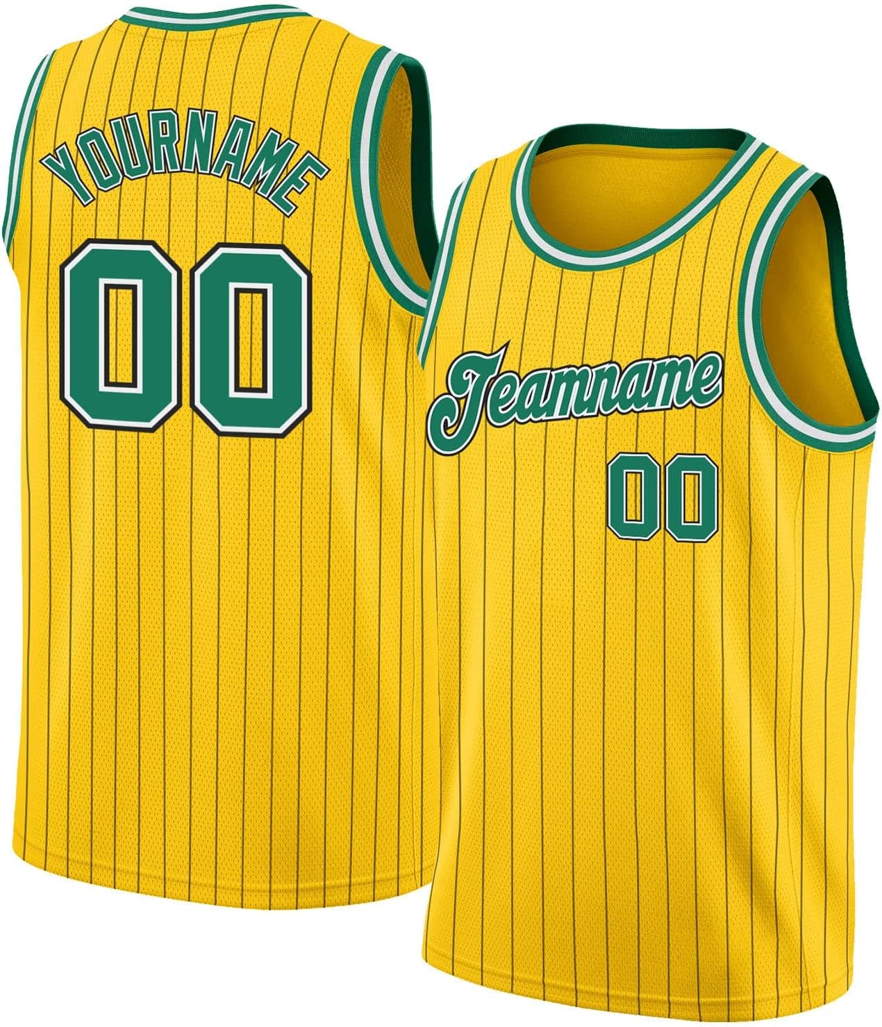 Custom Name Team Name Number Blue Pinstripe White-Red Authentic Basketball Jersey, Personalized Uniform Basketball Shirt - Image 10