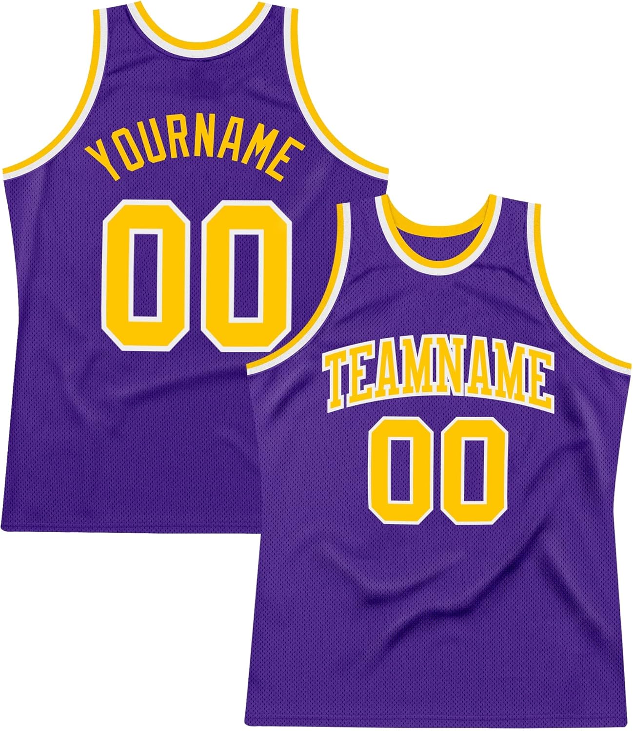 Custom Name Team Name Number Black White-Purple Authentic Fade Fashion Basketball Jersey, Personalized Basketball Jersey - Image 27