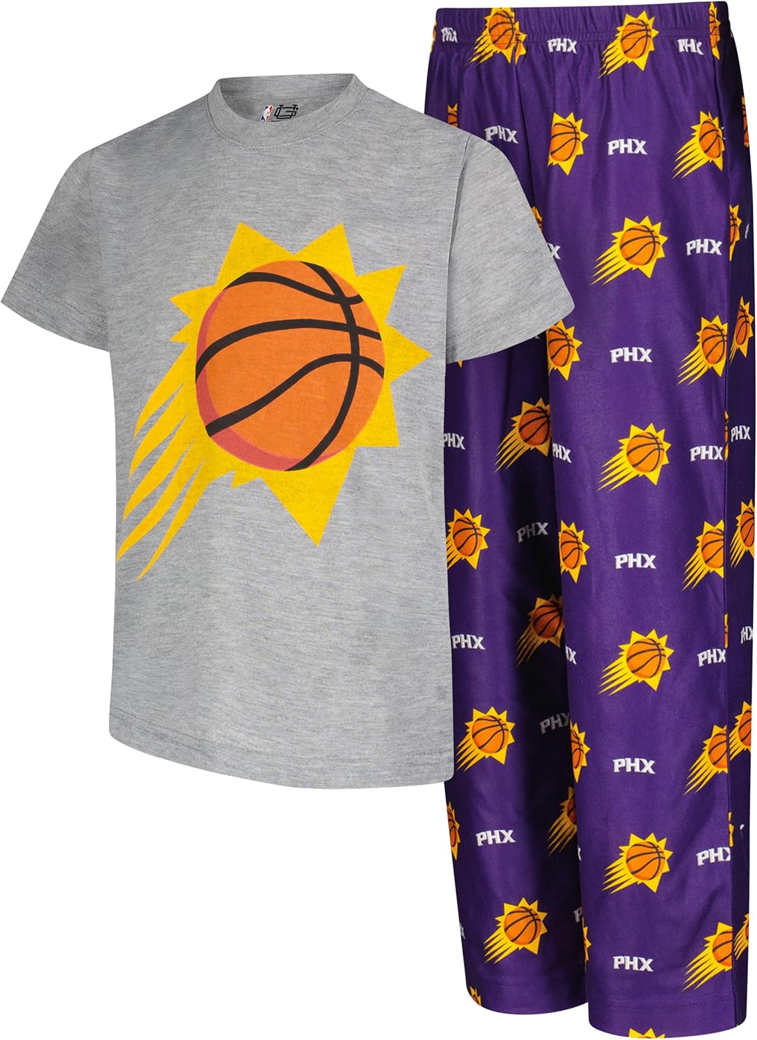 Ultra Game Youth NBA Official 2 Piece Pajama Pants & T-Shirt Set - Image 39