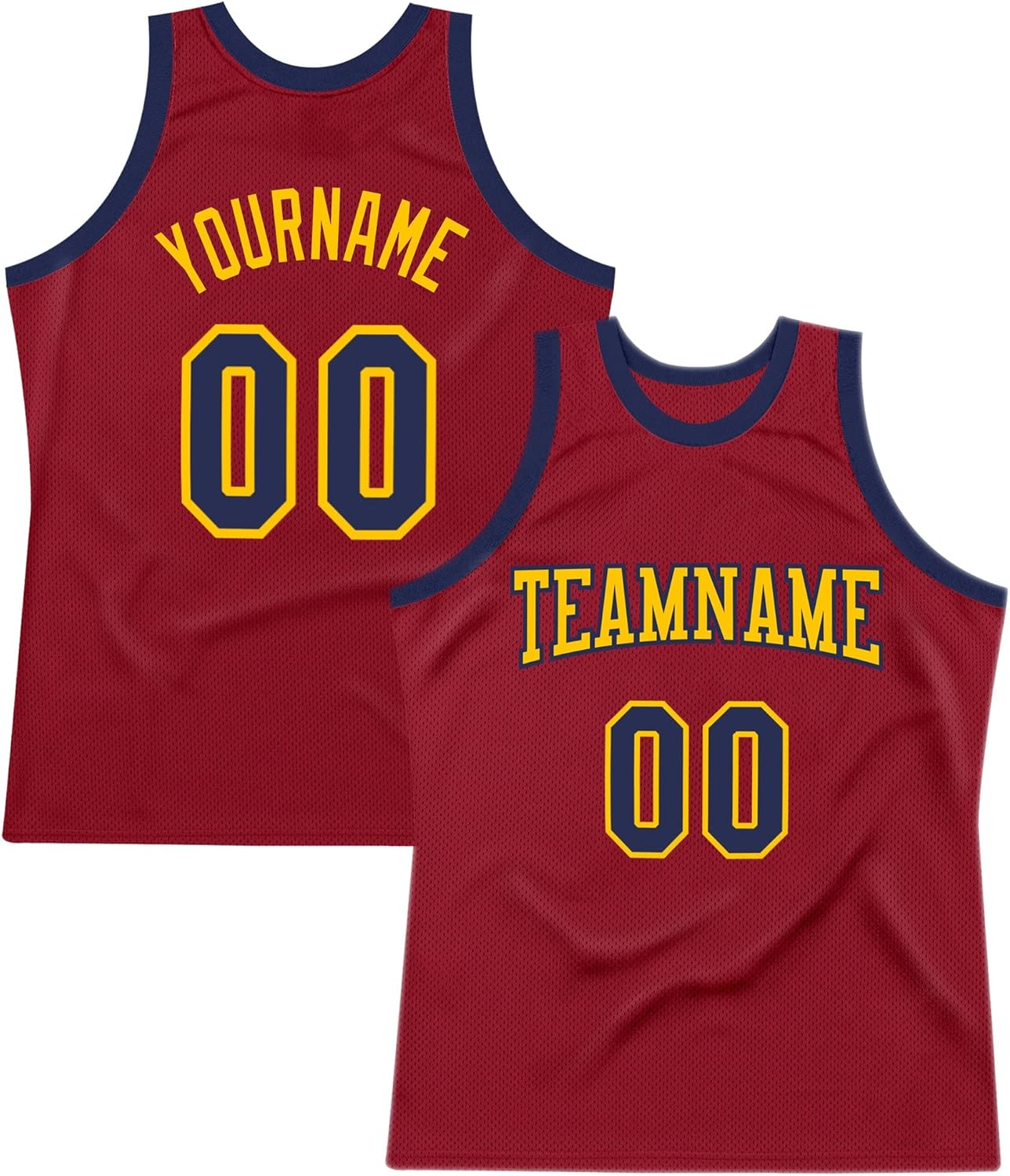 Custom Name Team Name Number Maroon Camo-Gray Authentic Throwback Basketball Jersey, Personalized Uniform Basketball Shirt - Image 10