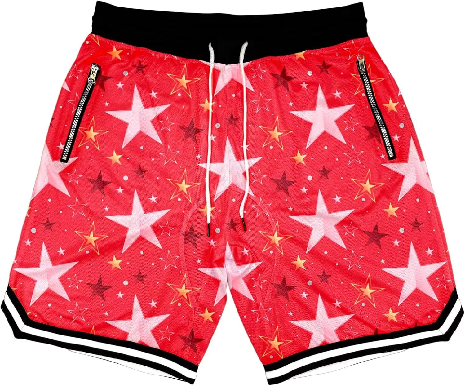 Mens Floral Print Basketball Shorts Lightweight Mesh Gym Shorts Graphic Sports Athletic Drawstring Short - Image 35