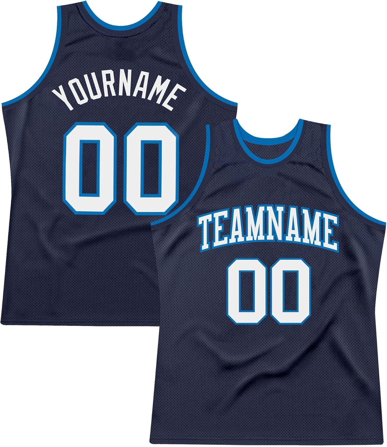 Custom Name Team Name Number Red White-Royal Authentic Throwback Basketball Jersey, Personalized Uniform Basketball Shirt - Image 20