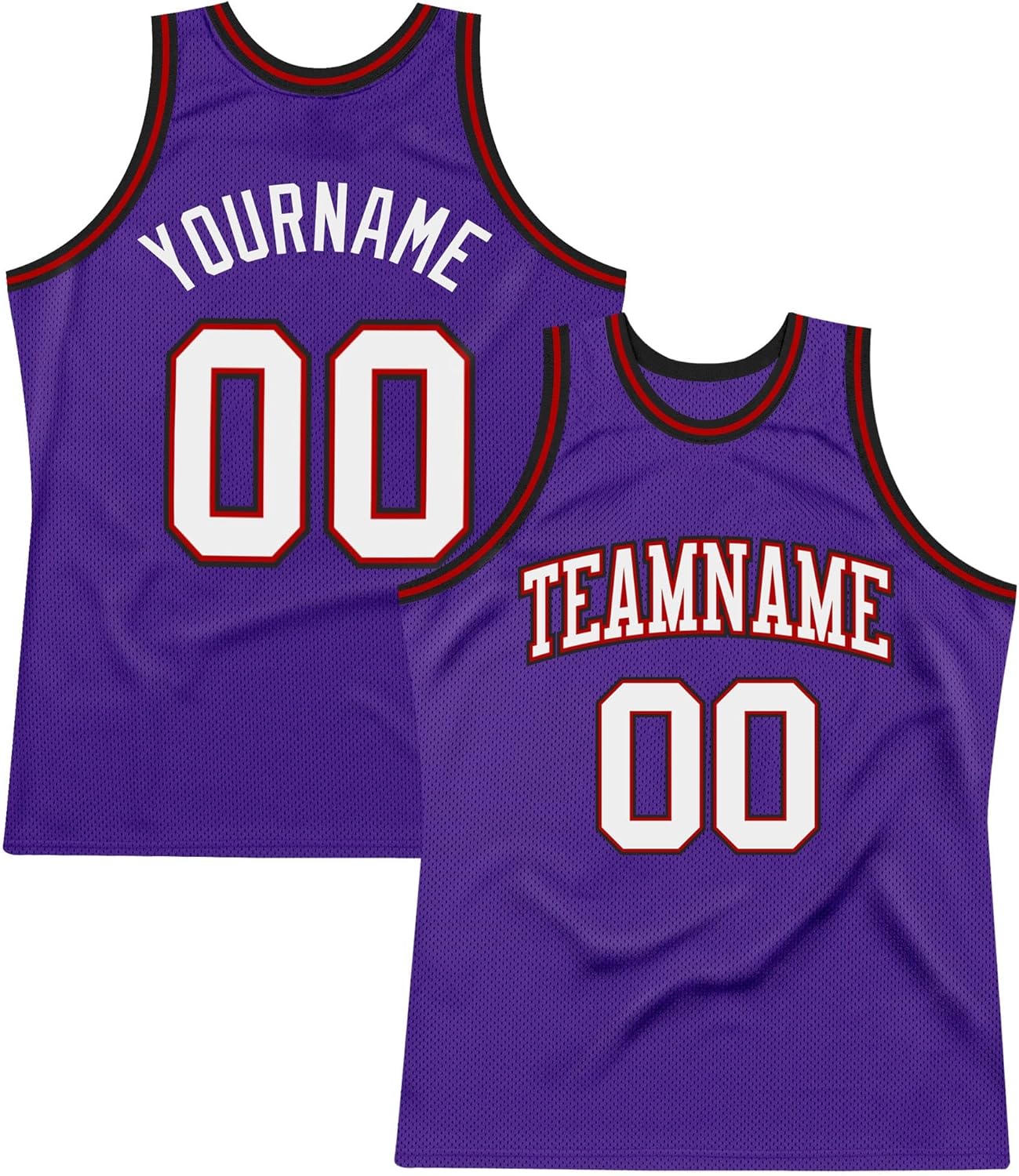Custom Name Team Name Number Royal White Pinstripe Red Authentic Basketball Jersey, Personalized Uniform Basketball Shirt - Image 12