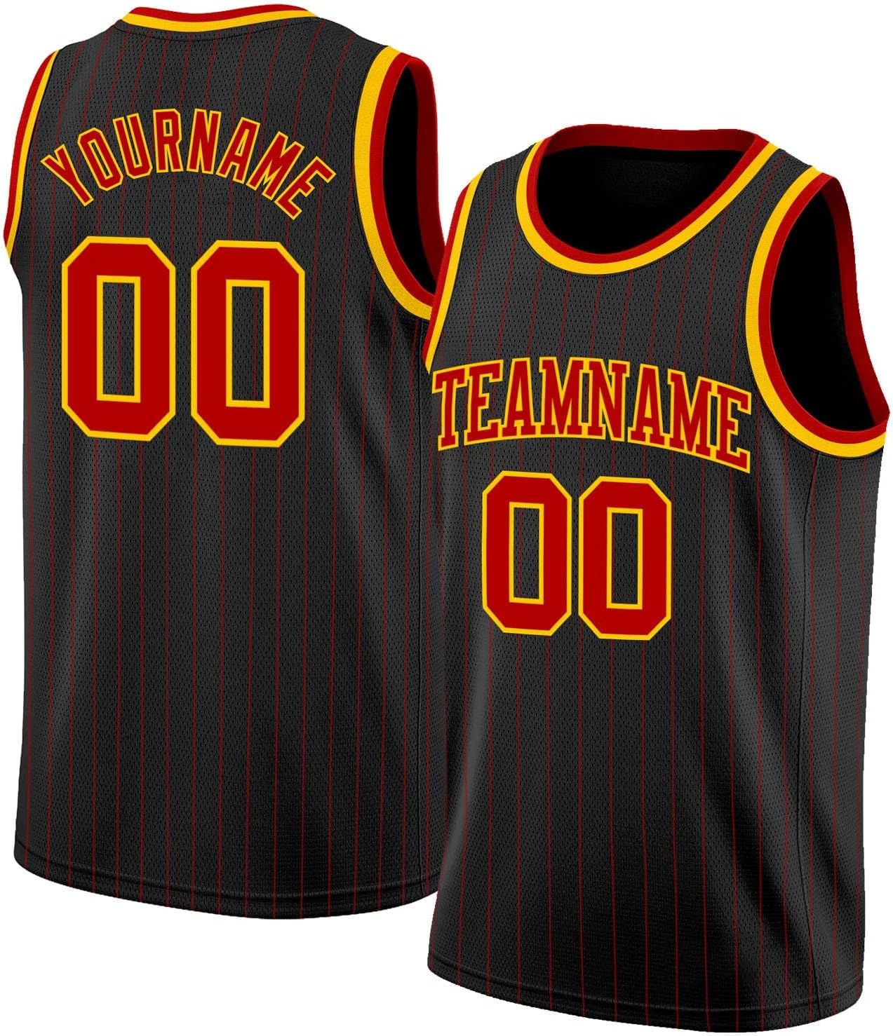 Custom Name Team Name Number Black Pink-Purple Authentic Throwback Basketball Jersey, Personalized Uniform Basketball Shirt - Image 21