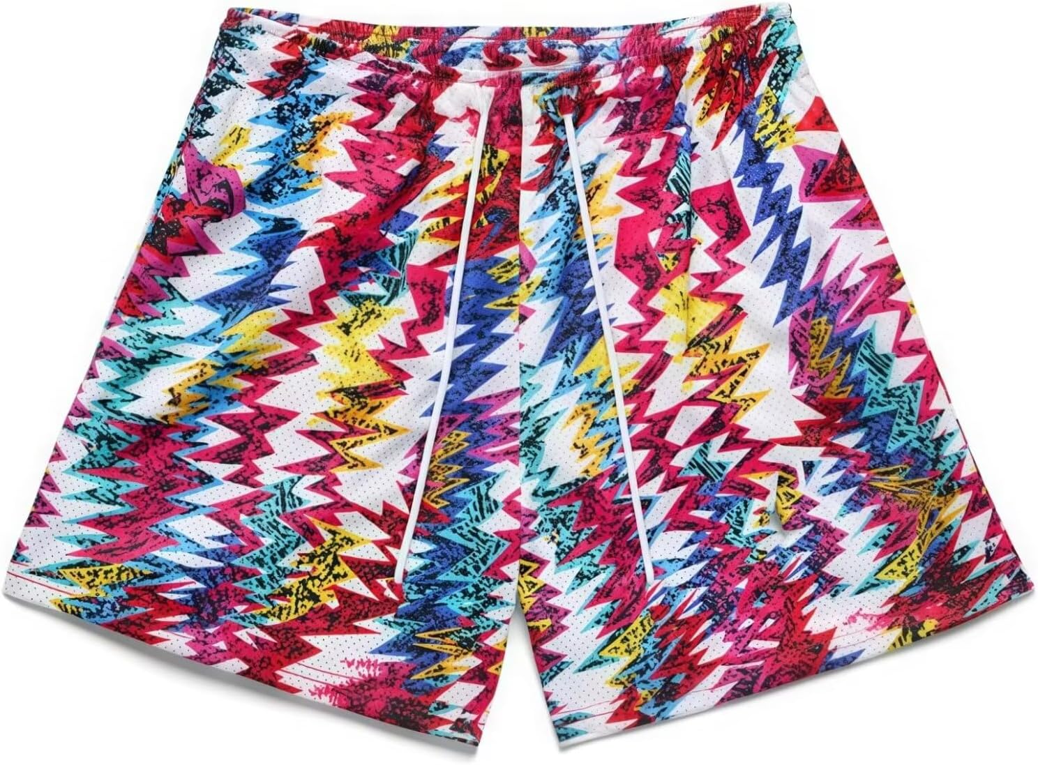 Men’s Mesh Basketball Shorts Camo Print Breathable Athletic Shorts Running Gym Outdoor Casual Wear - Image 49