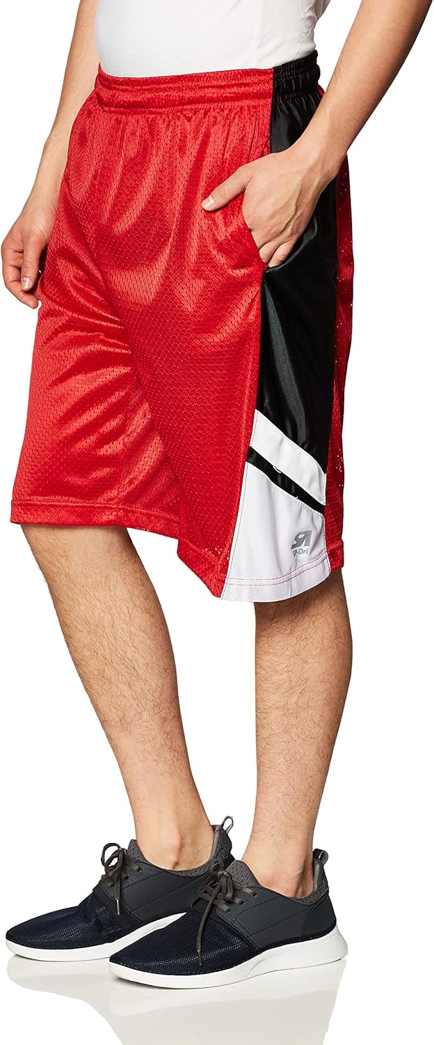 Southpole Mens Athletic Gym Basketball Mesh Shorts with Pockets, Inseam 12", Quick Dry, Breathable - Image 5