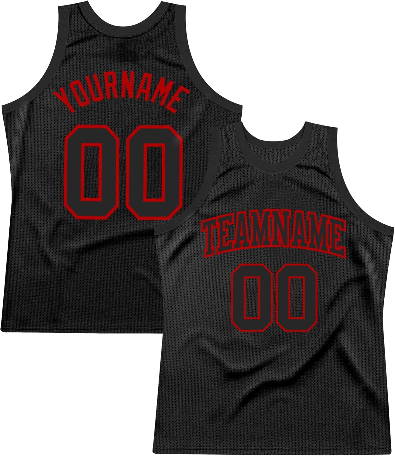 Custom Name Team Name Number Black Red-Royal Autism Authentic Basketball Jersey, Personalized Uniform Basketball Shirt - Image 16