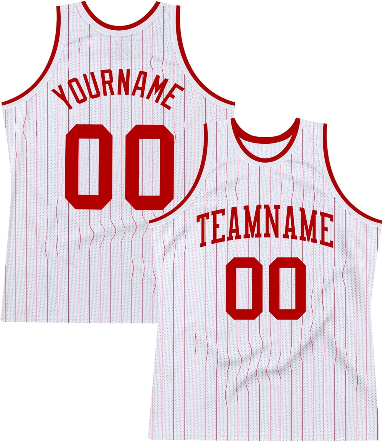 Custom Name Team Name Number White Purple Pinstripe Purple Authentic Basketball Jersey, Personalized Uniform Basketball Shirt - Image 23