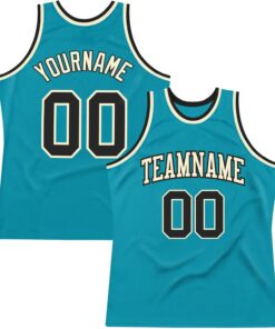 Custom Name Team Name Number Royal Black-Cream Authentic Throwback Basketball Jersey, Personalized Uniform Basketball Shirt