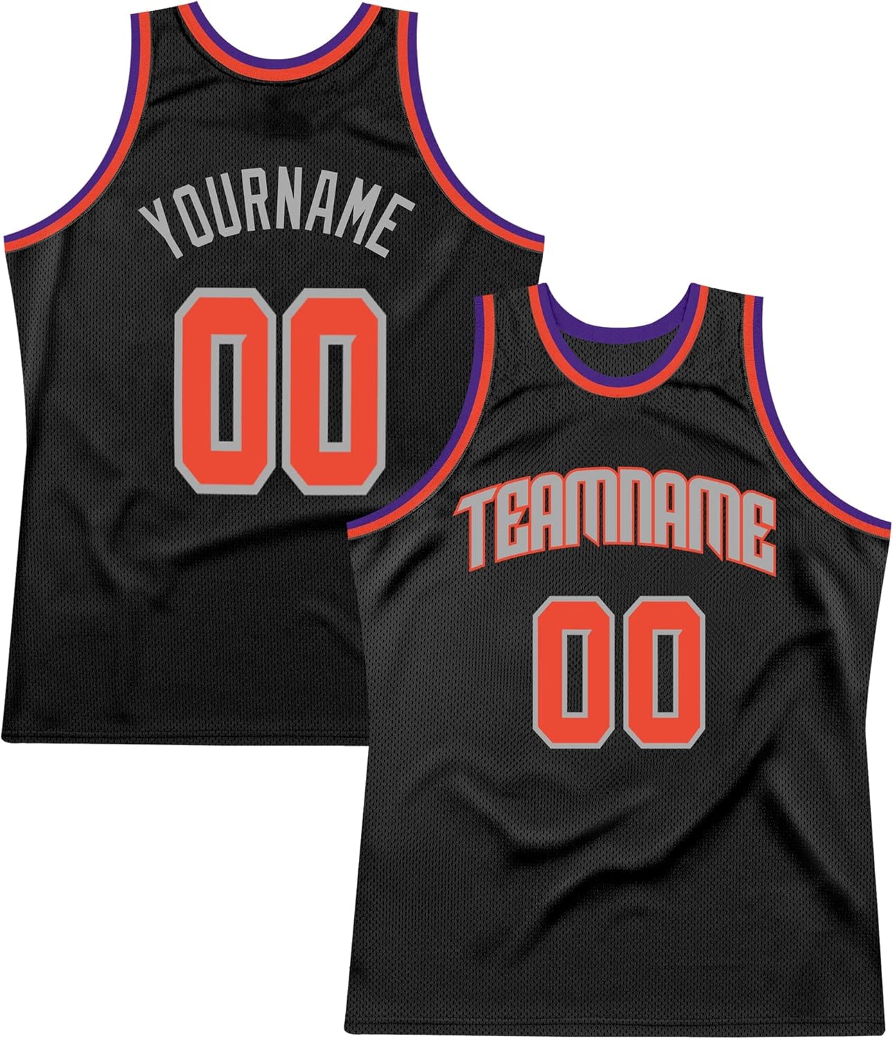 Custom Name Team Name Number Black Red-Royal Autism Authentic Basketball Jersey, Personalized Uniform Basketball Shirt - Image 15