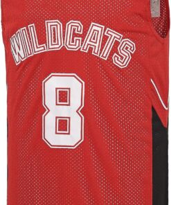 Men's #14 Troy Bolton Jersey,Wildcats High School Jersey,8 Chad Danforth Basketball Jersey