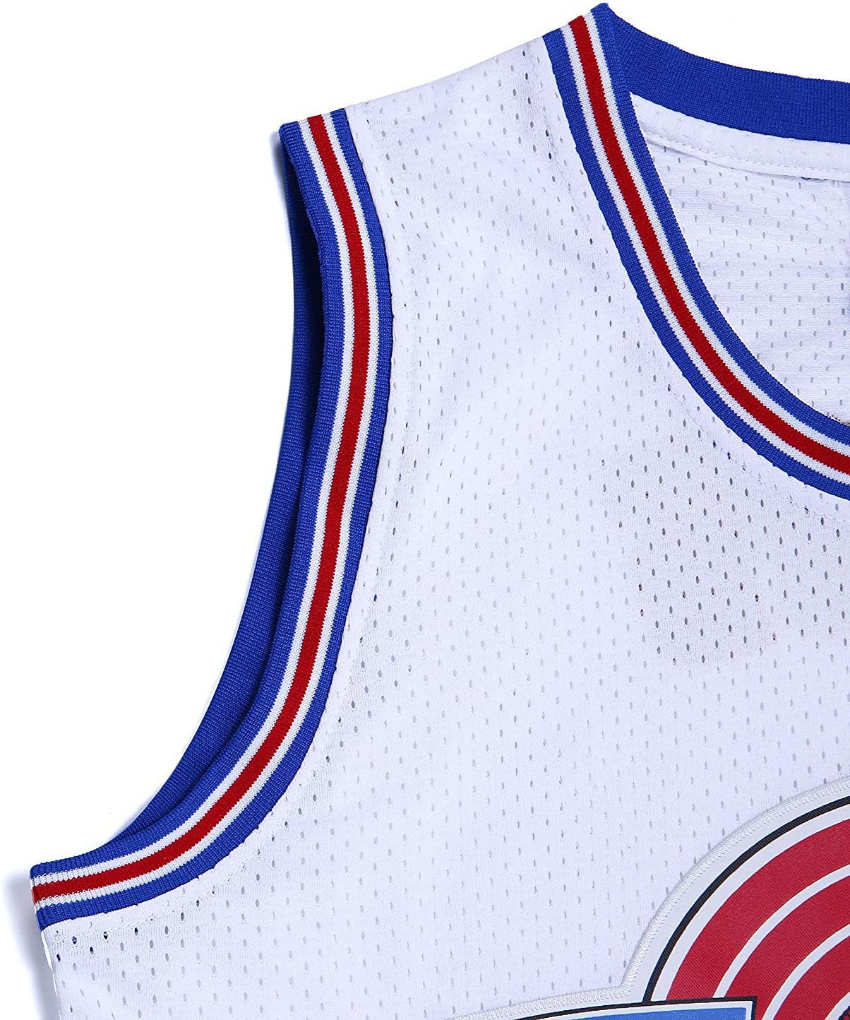 BOROLIN Mens Basketball Jersey 1/3 Tweety Space Jersey 90s Sports Shirts Hiphop Party Clothing - Image 2