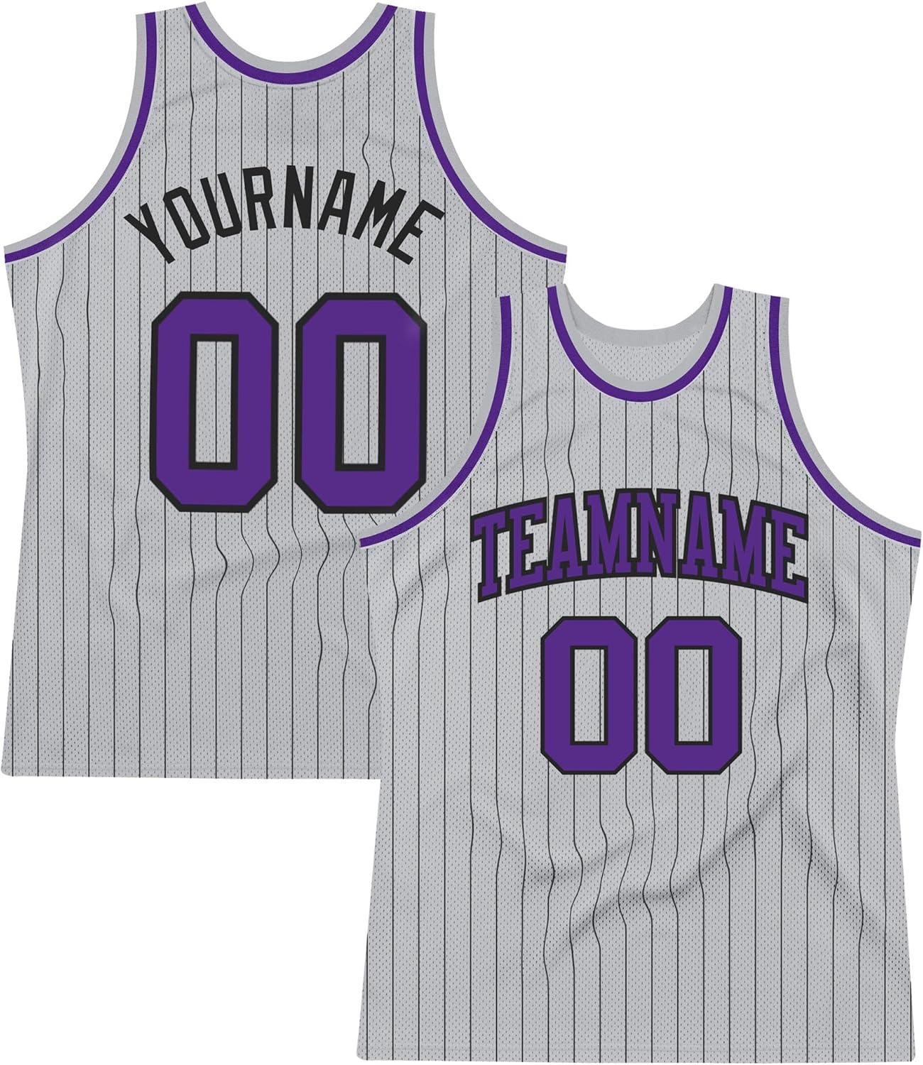 Custom Name Team Name Number Black Pink-Purple Authentic Throwback Basketball Jersey, Personalized Uniform Basketball Shirt - Image 34
