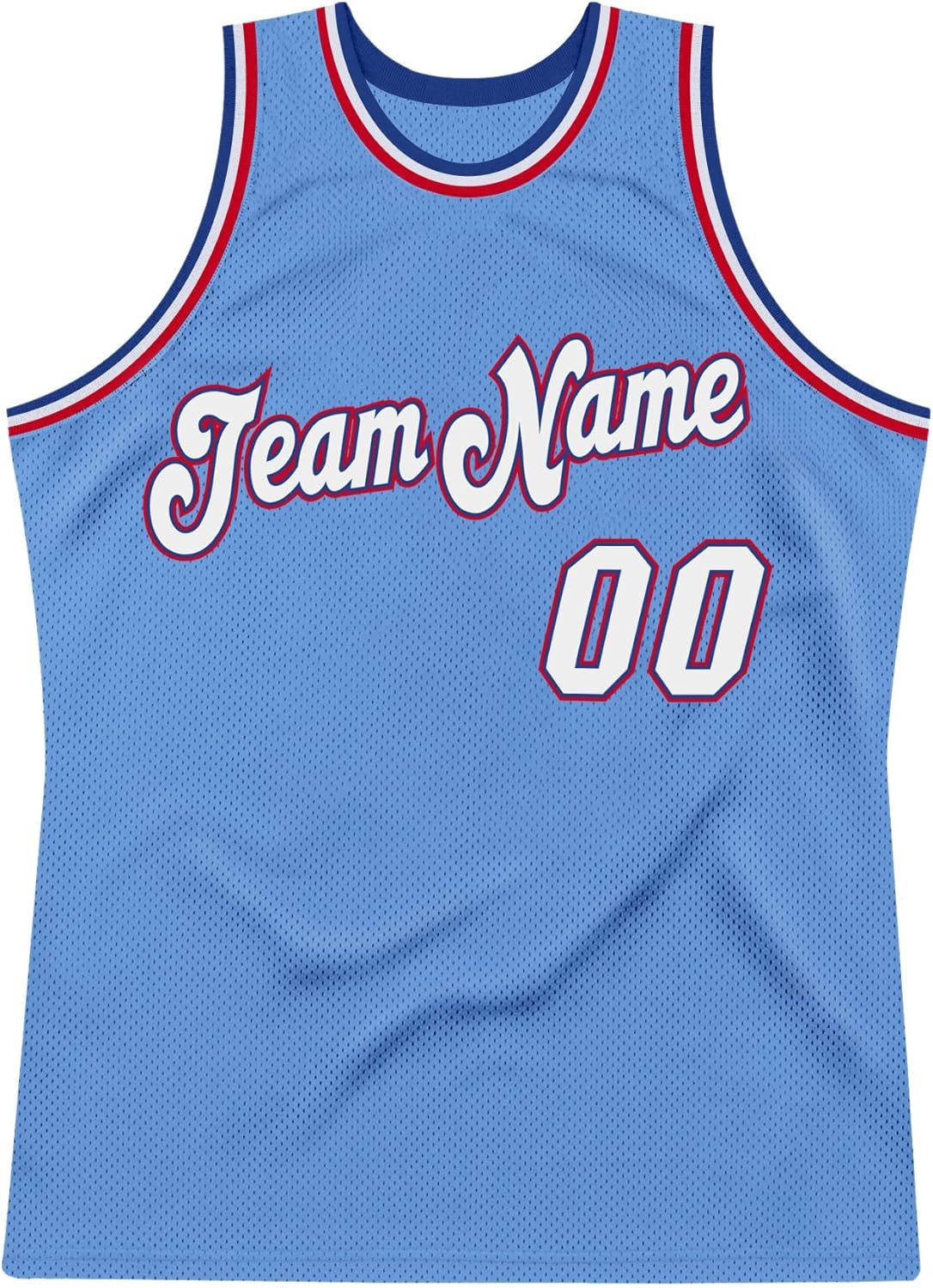 Custom Name Team Name Number Red Gold-White Authentic Throwback Basketball Jersey, Personalized Uniform Basketball Shirt - Image 5